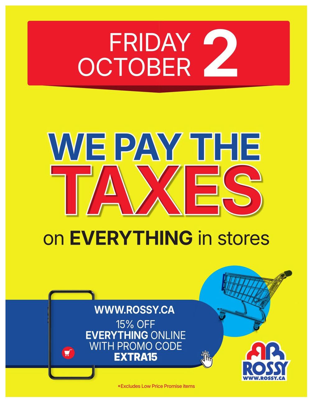 Rossy Flyer October 1 to 7