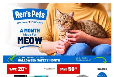 Ren's Pets Monthly Flyer October 1 to 31