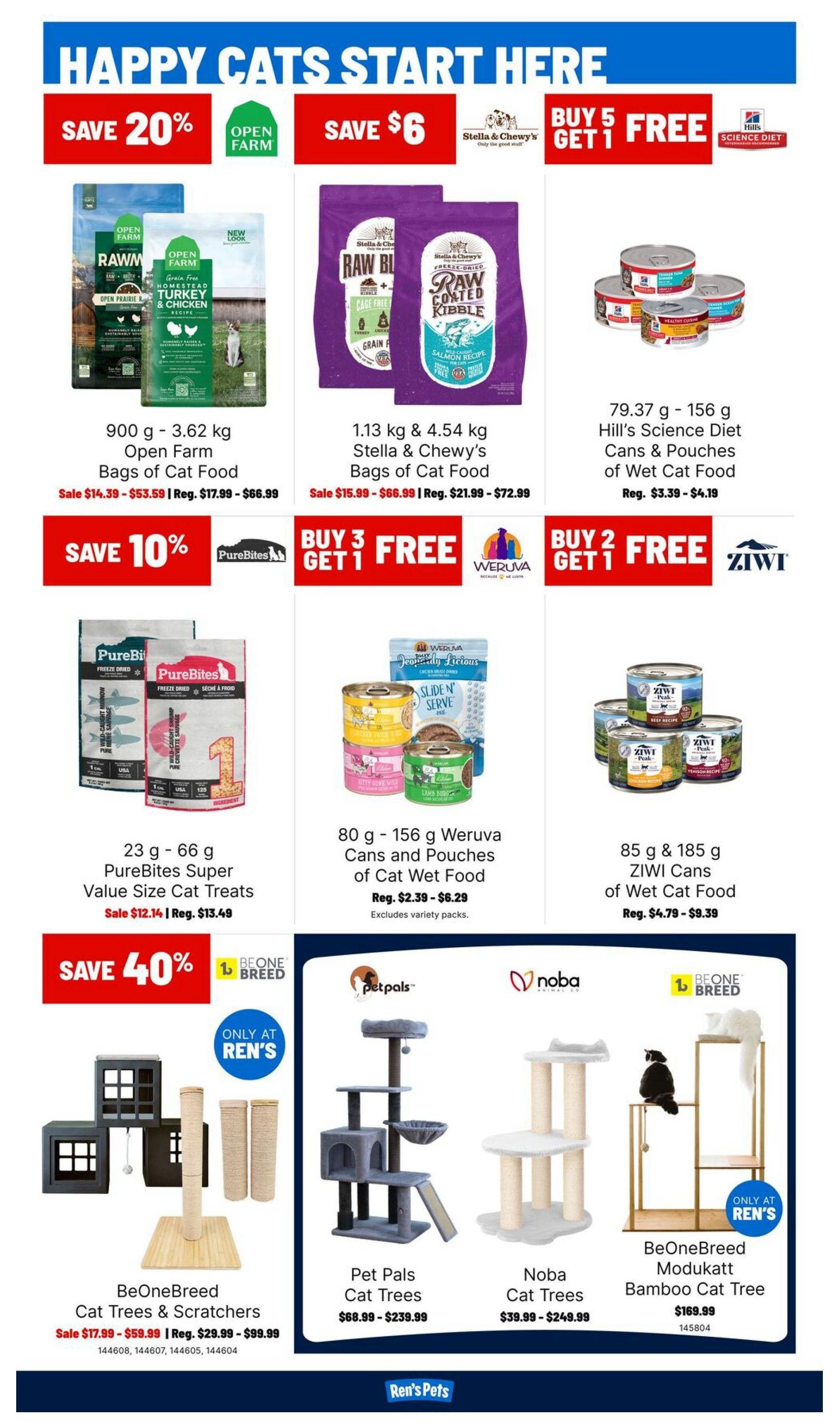 Ren's Pets Monthly Flyer October 1 to 31
