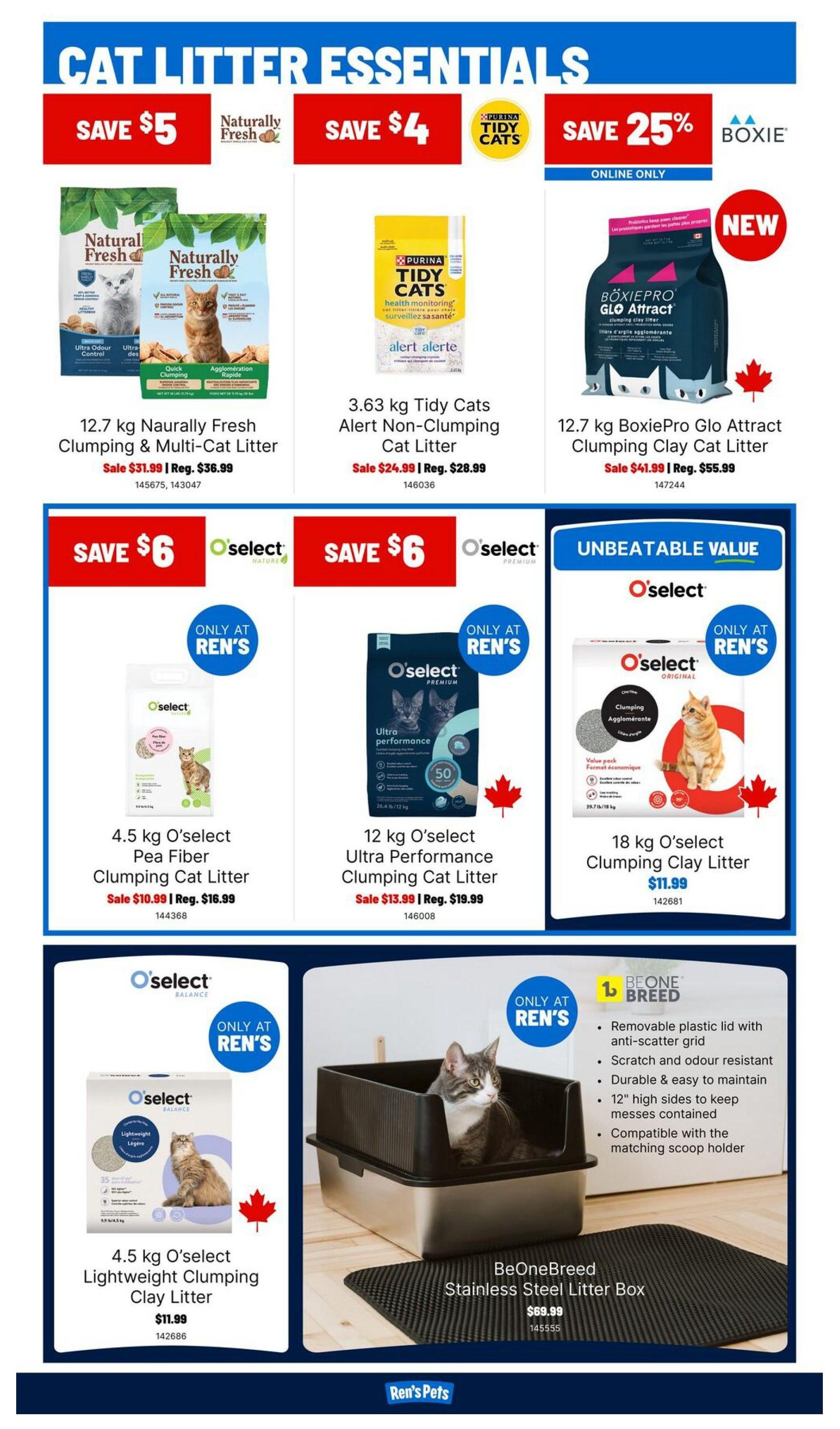 Ren's Pets Monthly Flyer October 1 to 31