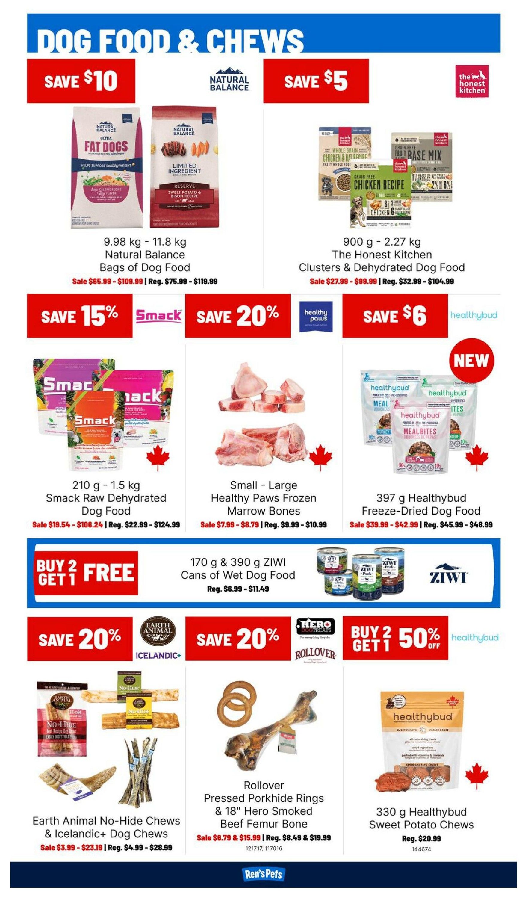 Ren's Pets Monthly Flyer October 1 to 31