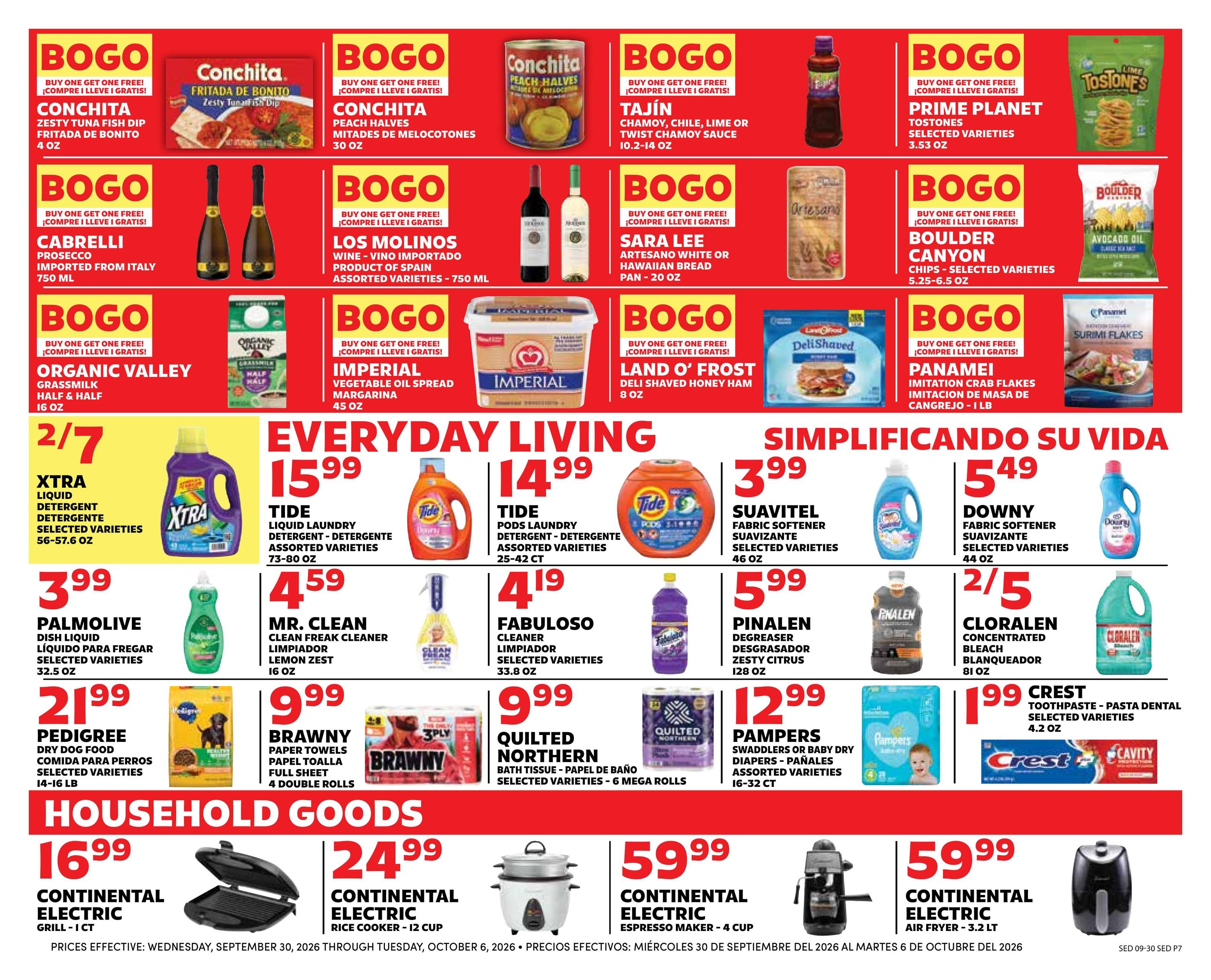 Sedano's (Davie Area, FL) Weekly Ad September 30 - October 6, 2026