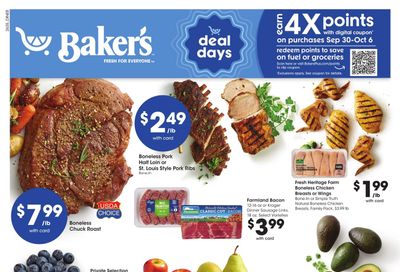 Baker's (Council Bluffs Area, IA) Weekly Ad September 30 - October 6, 2026