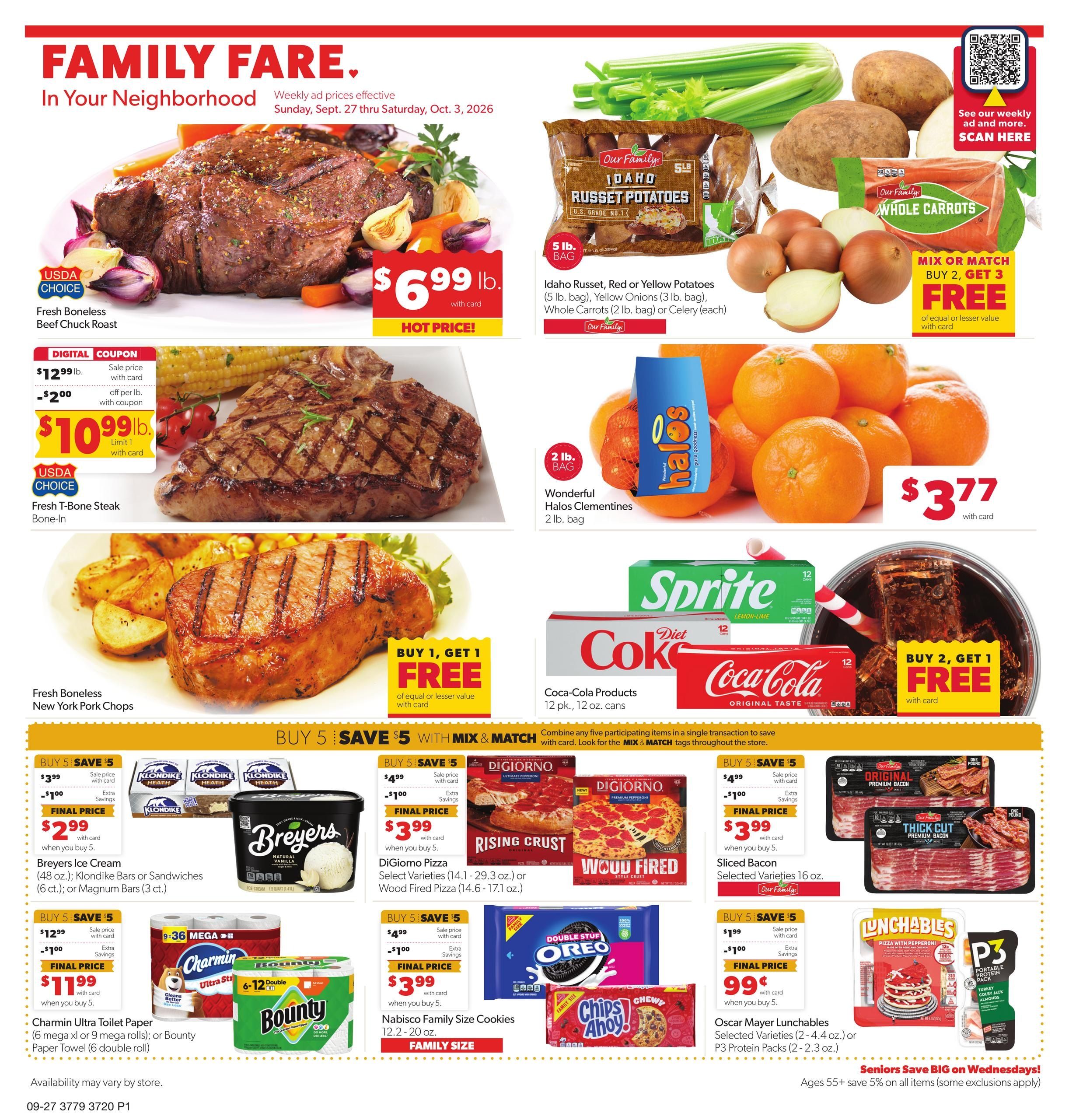 Family Fare (Council Bluffs Area, IA) Weekly Ad September 27 - October 3, 2026
