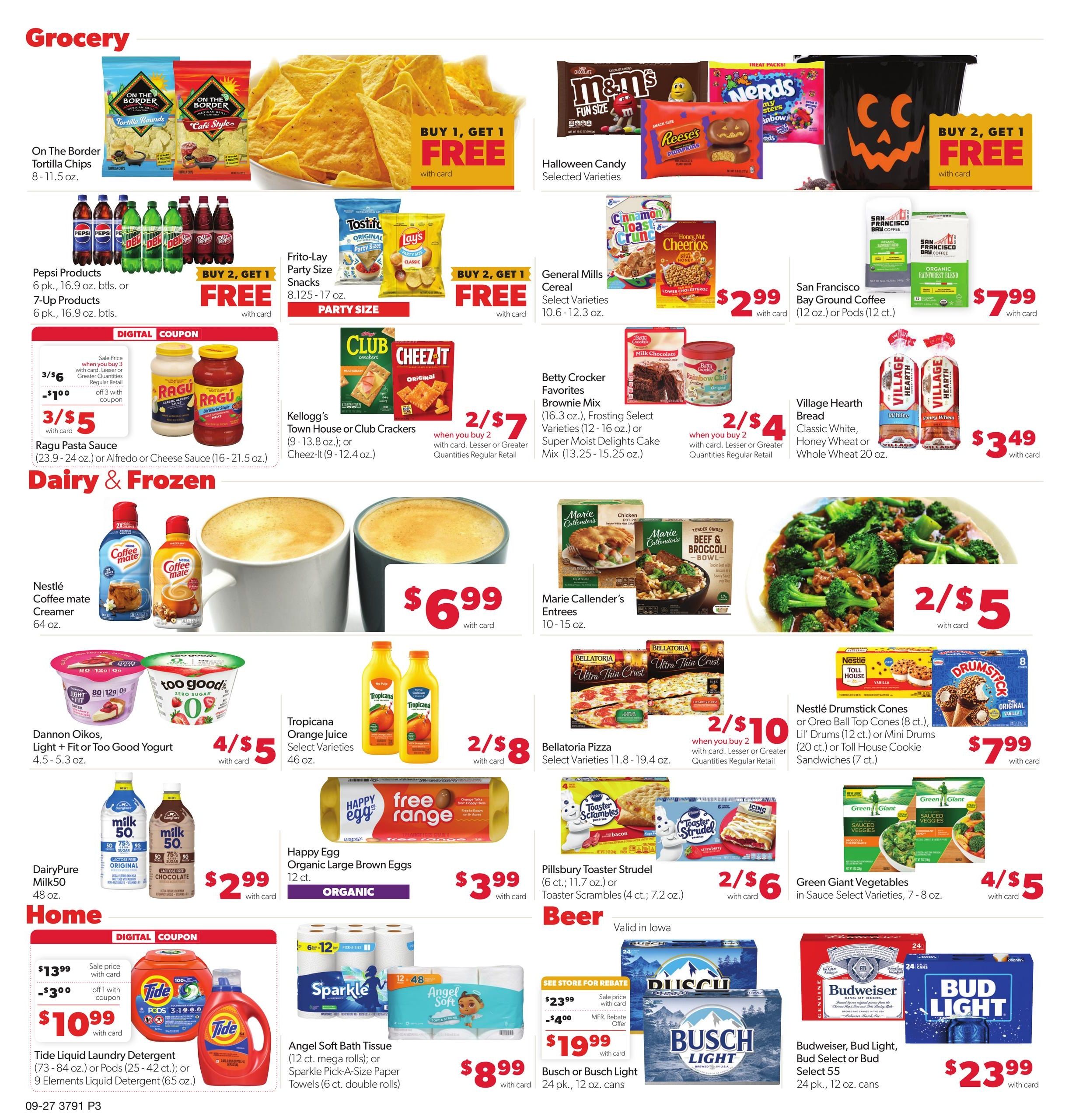 Family Fare (Council Bluffs Area, IA) Weekly Ad September 27 - October 3, 2026