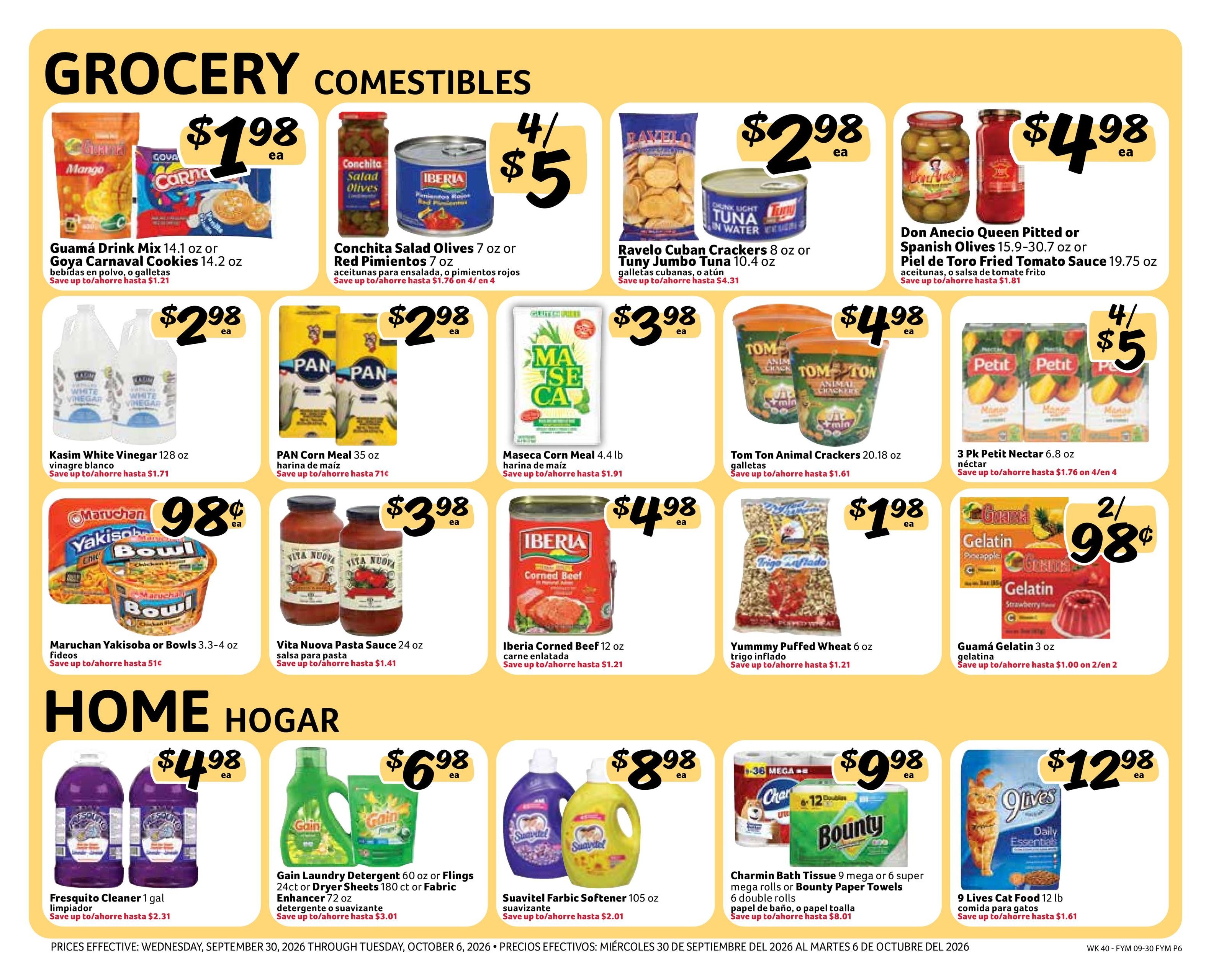 Fresco Y Mas (Davie Area, FL) Weekly Ad September 30 - October 6, 2026