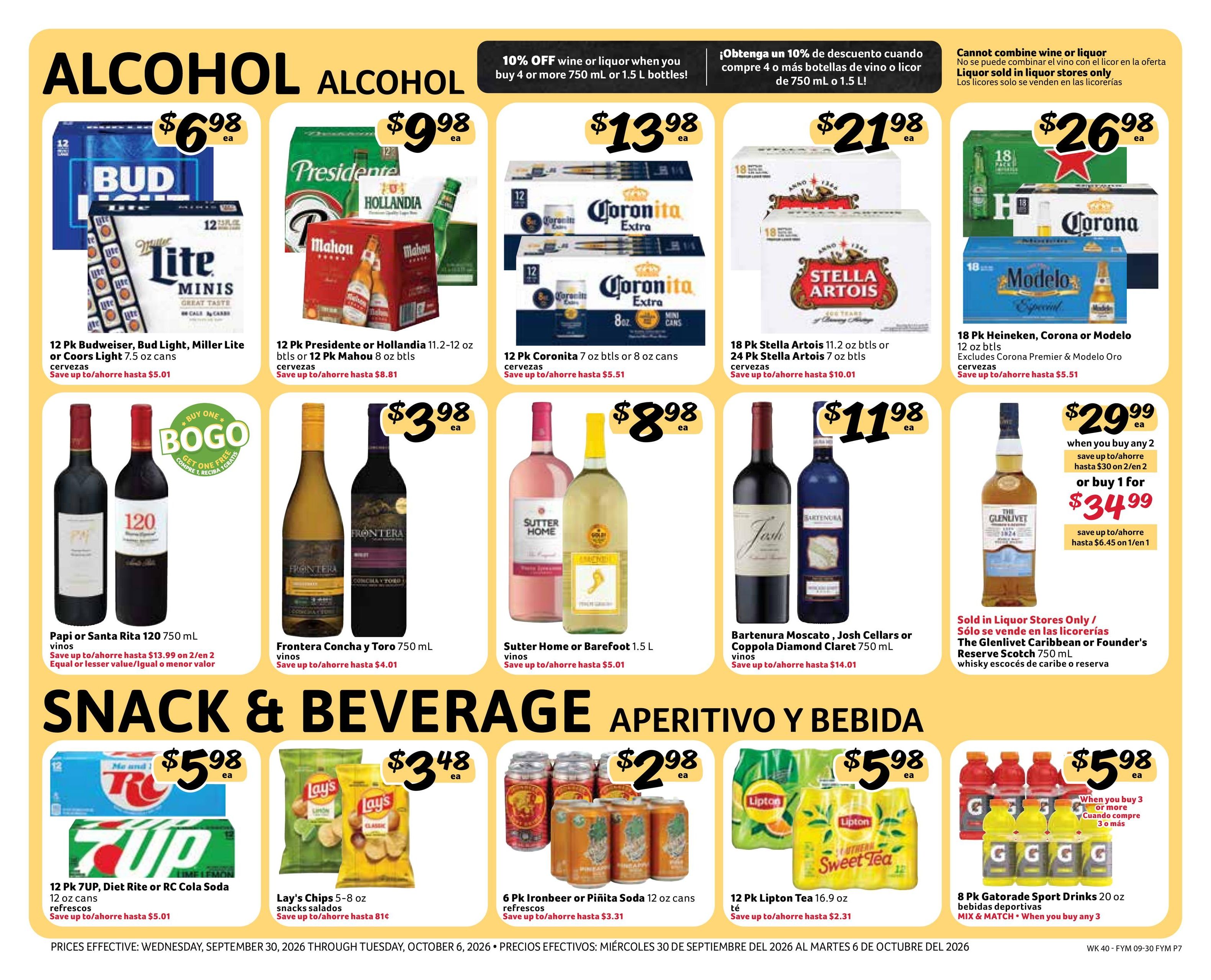 Fresco Y Mas (Davie Area, FL) Weekly Ad September 30 - October 6, 2026