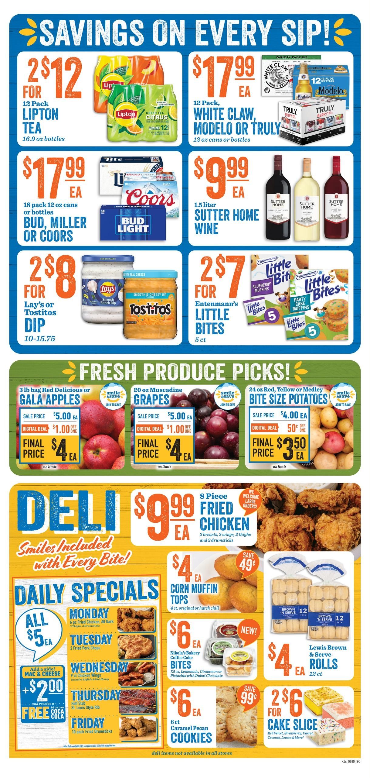 Kj’s Market Weekly Ad September 30 - October 6, 2026