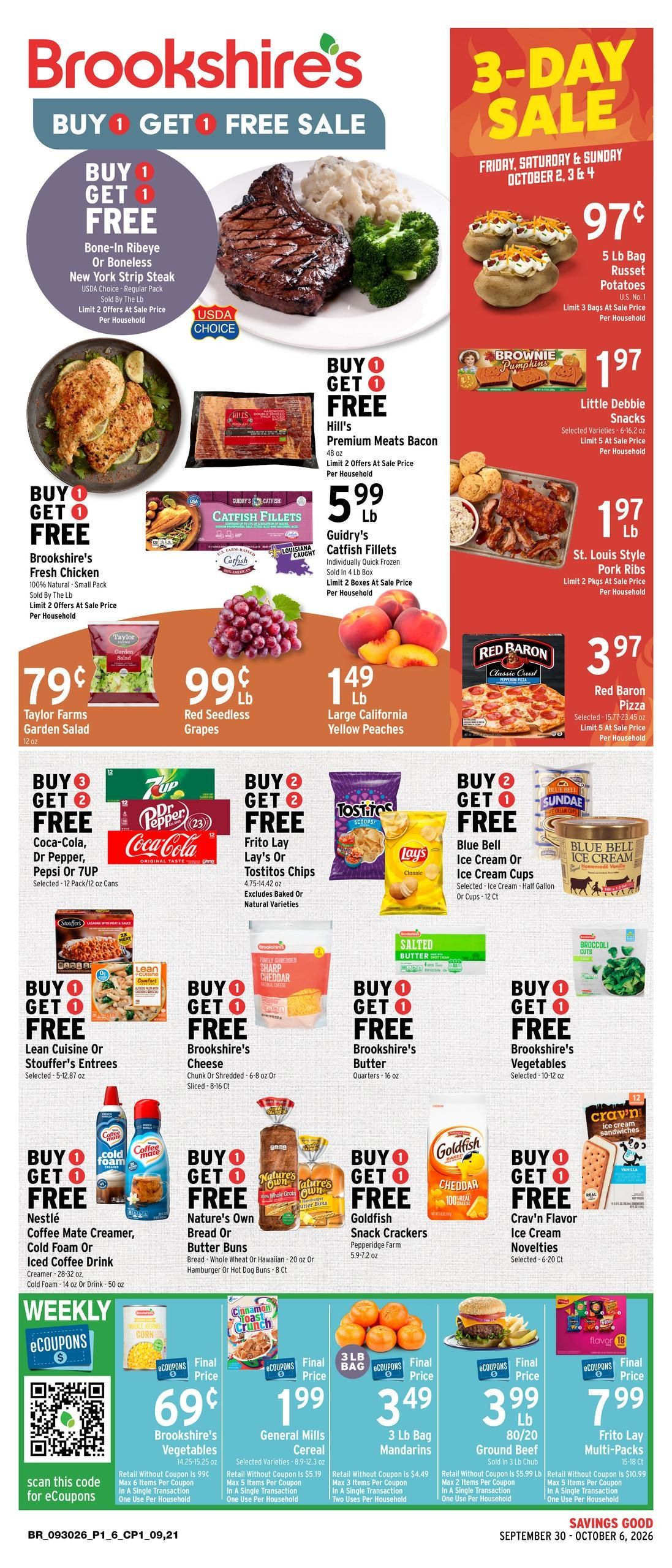 Brookshire's (Anna Area, TX) Weekly Ad September 30 - October 6, 2026