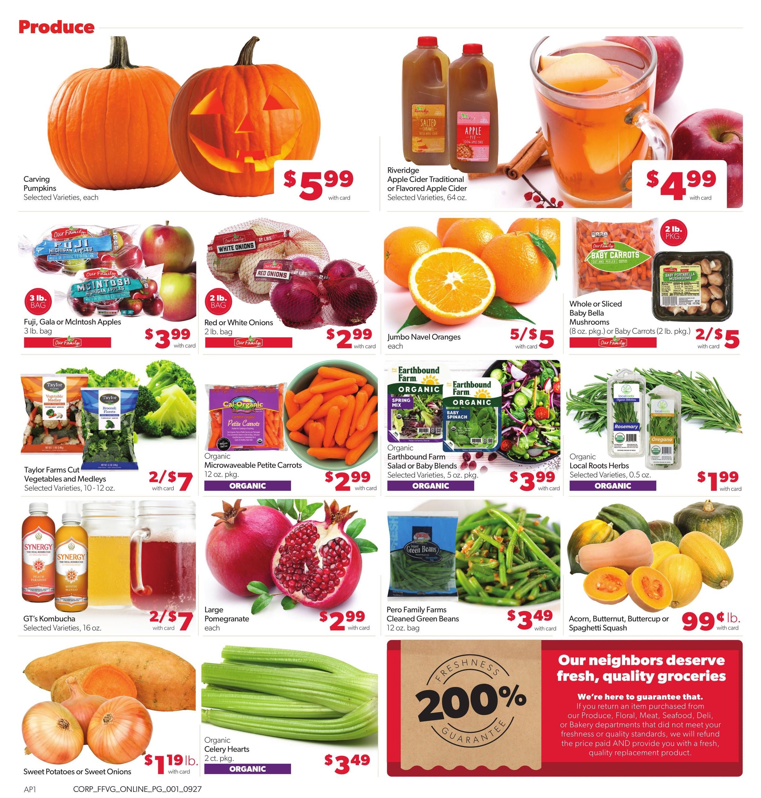 Family Fare (Sanford Area, MI) Weekly Ad September 27 - October 3, 2026