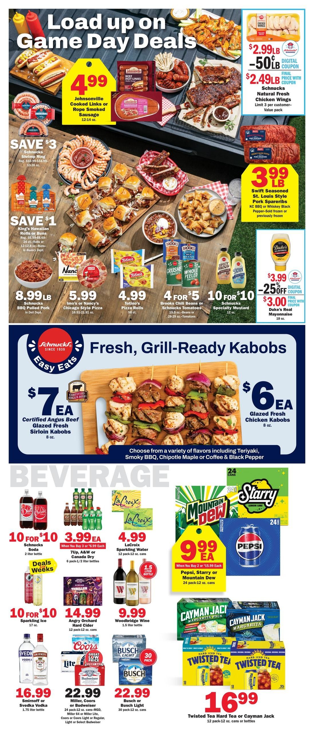 Schnucks (Evansville Area, IN) Weekly Print Weekly Ad October 7 - 13, 2026