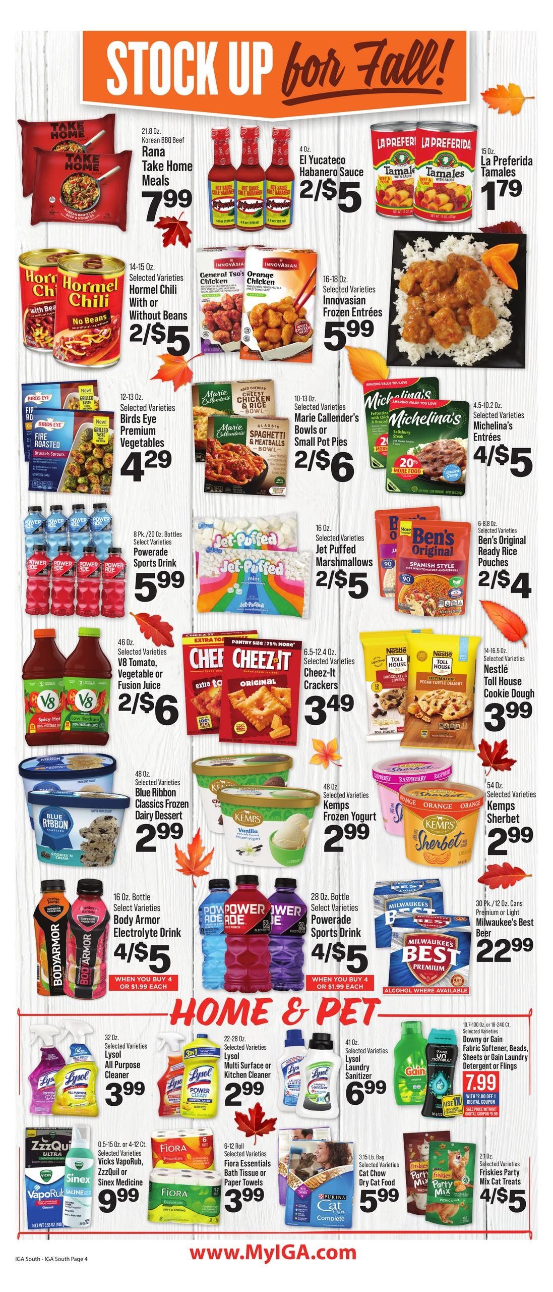 IGA (Hawesville Area, KY) Weekly Ad September 30 - October 6, 2026
