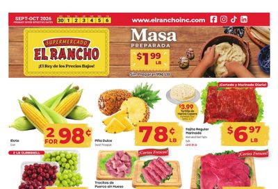 El Rancho Supermercado (Conroe Area, TX) Weekly Ad September 30 - October 6, 2026