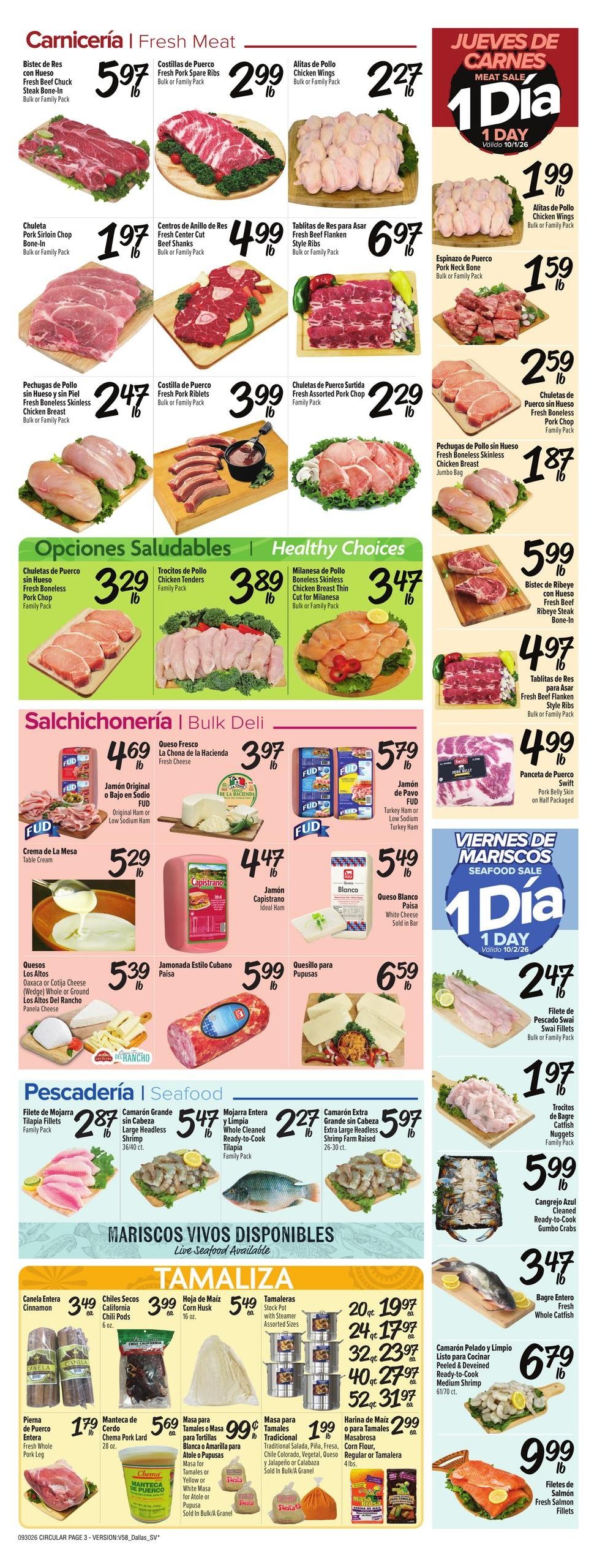 Fiesta Mart (Dallas-Richardson Area, TX) Weekly Ad September 30 - October 6, 2026