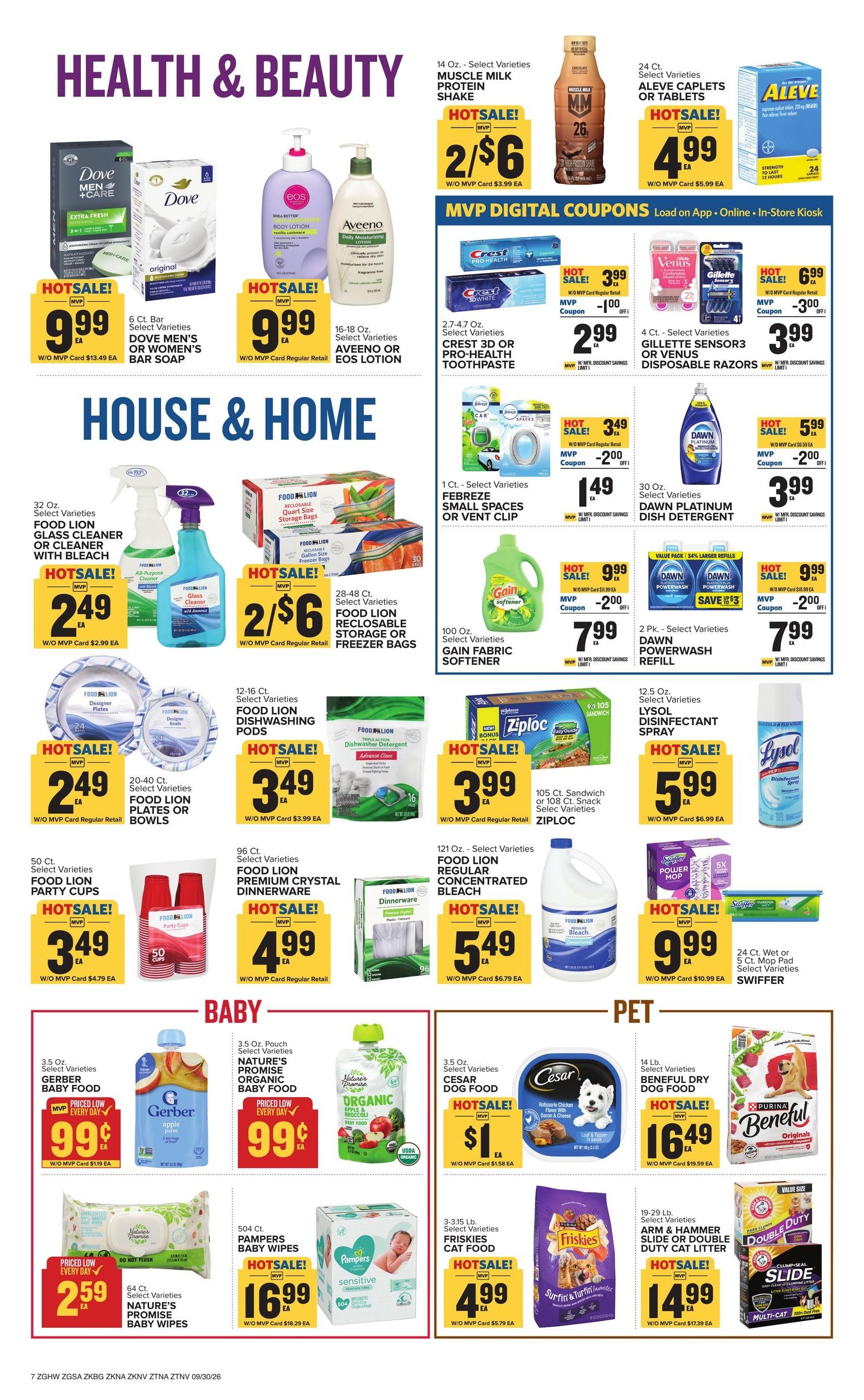 Food Lion (Clarksville Area, TN) Weekly Ad September 30 - October 6, 2026
