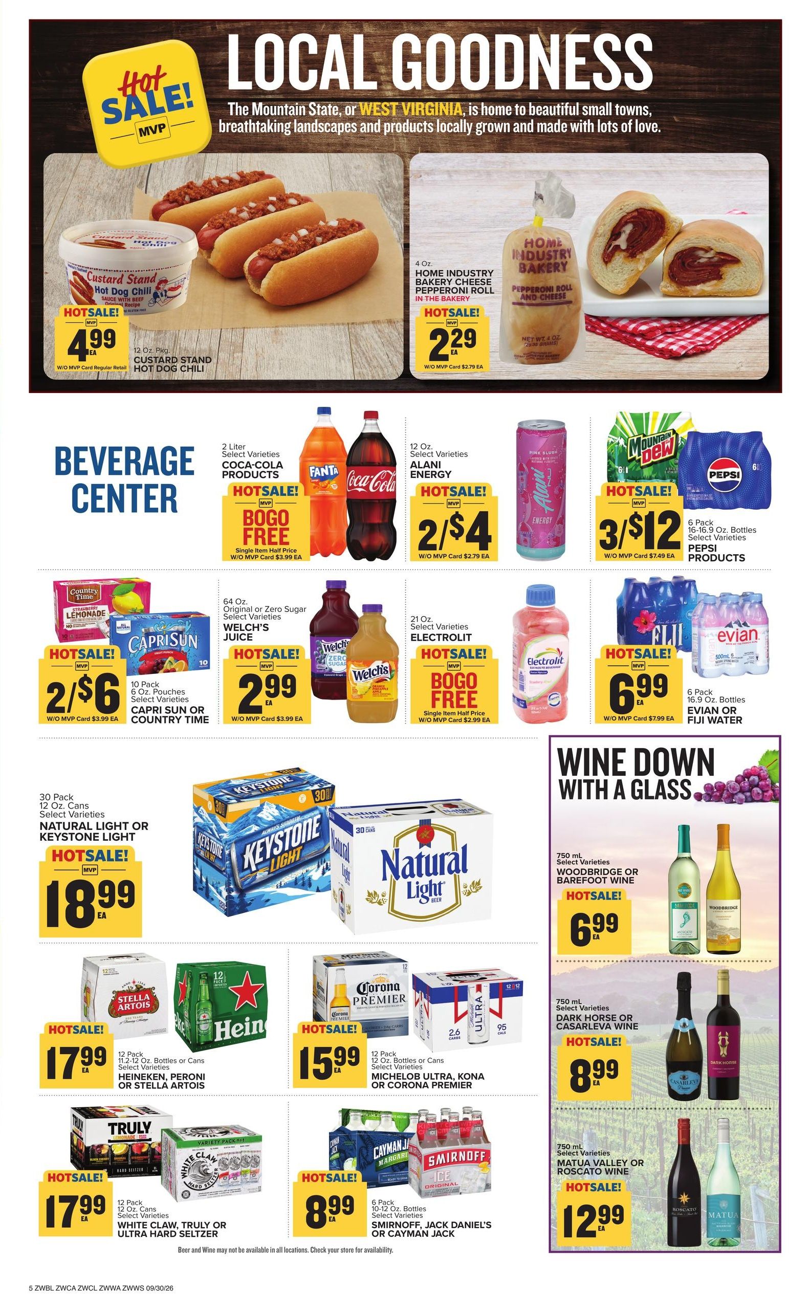 Food Lion (Cowen Area, WV) Weekly Ad September 30 - October 6, 2026