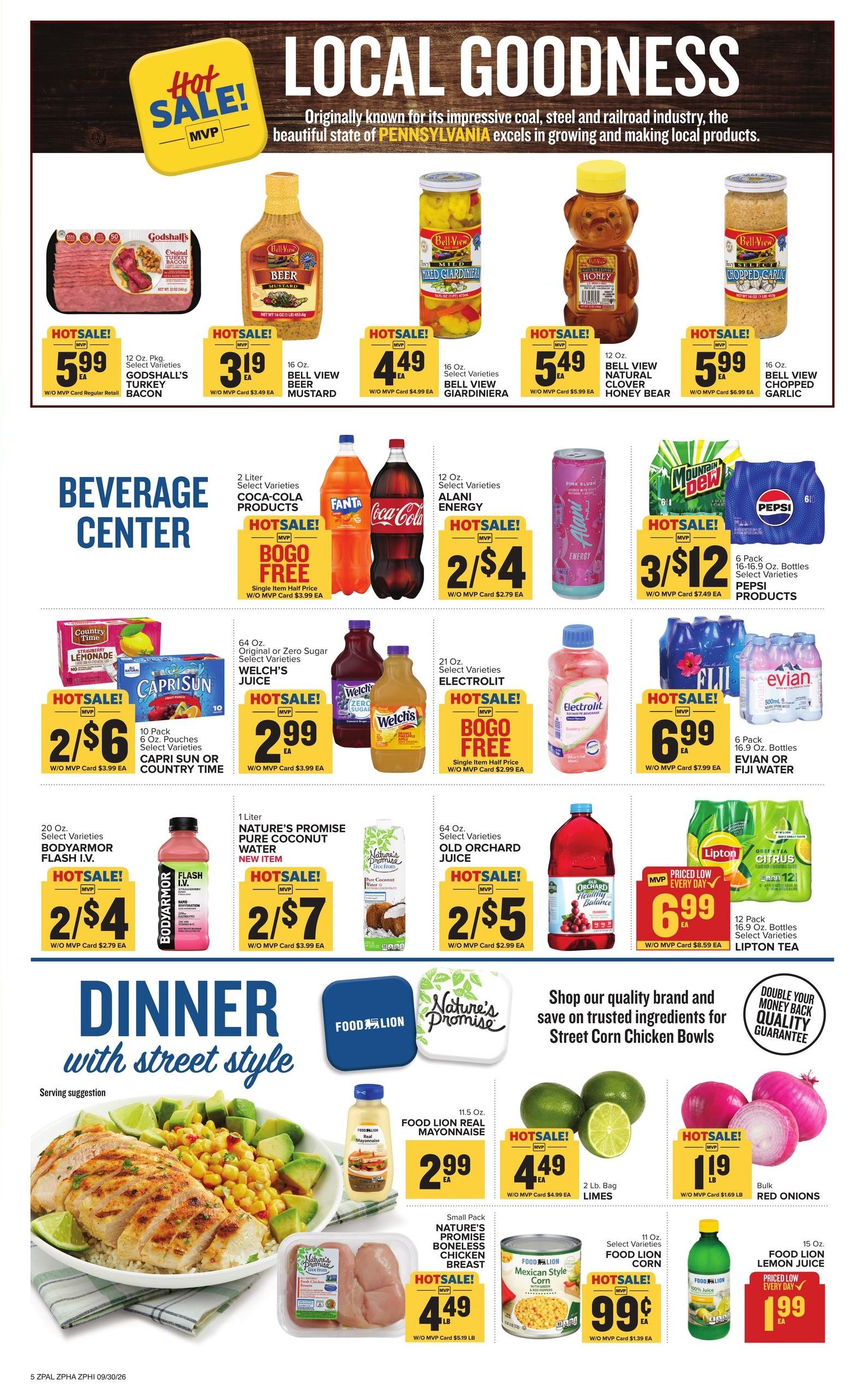 Food Lion (Orbisonia Area, PA) Weekly Ad September 30 - October 6, 2026