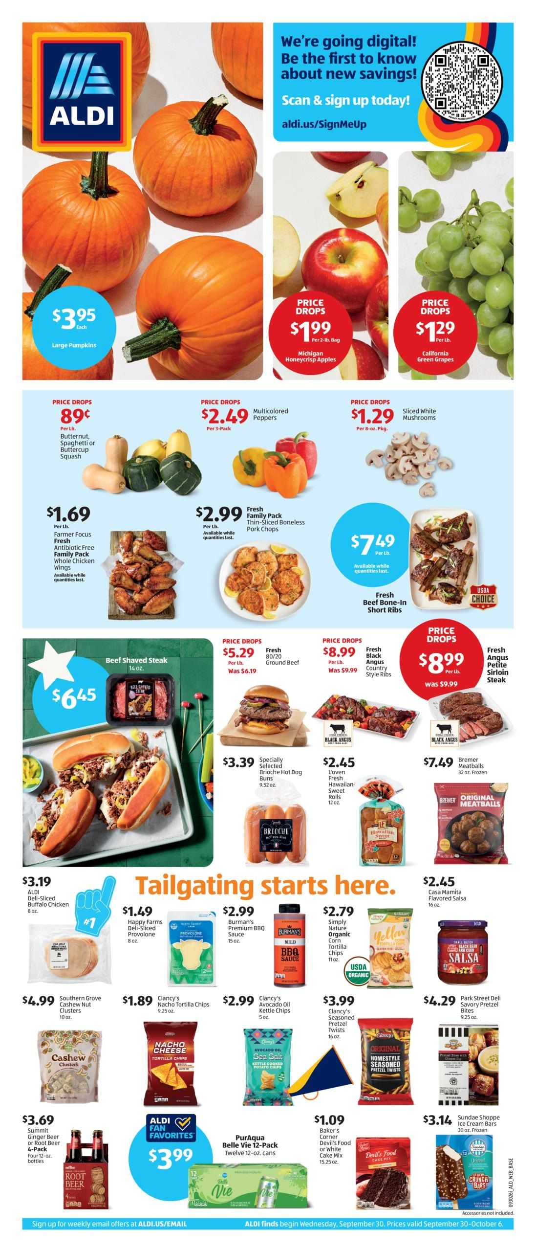 ALDI (Ann Arbor Area, MI) Weekly Ad September 30 - October 6, 2026