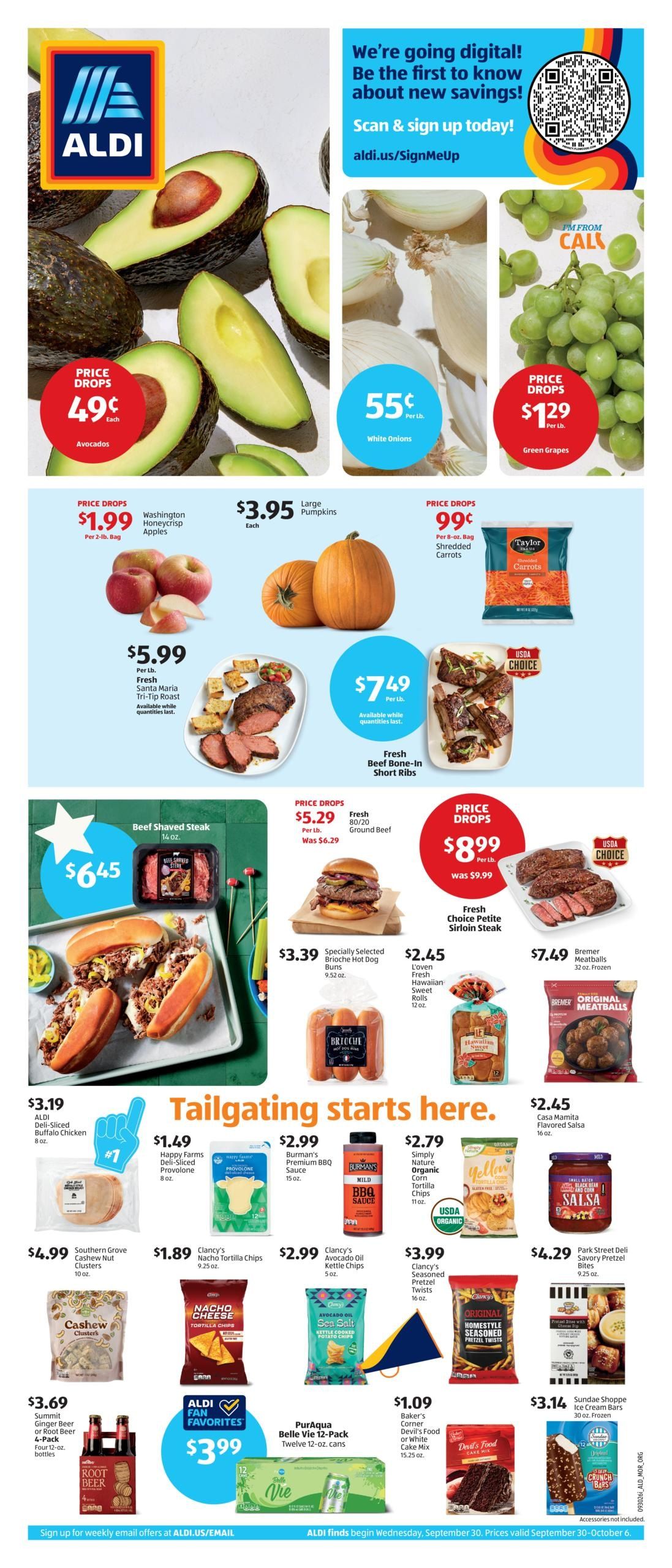 ALDI (Apache Junction Area, AZ) Weekly Ad September 30 - October 6, 2026