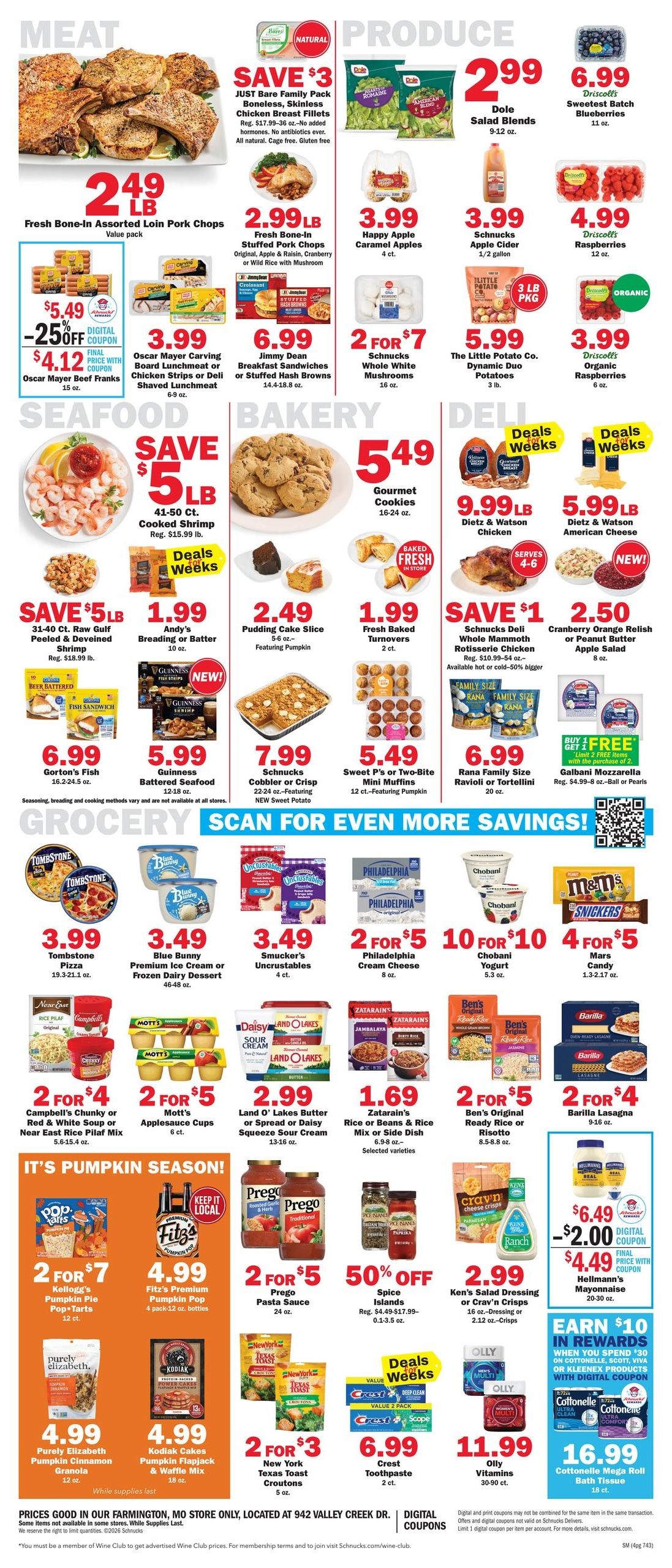 Schnucks (Perryville Area, MO) Weekly Print Weekly Ad October 7 - 13, 2026