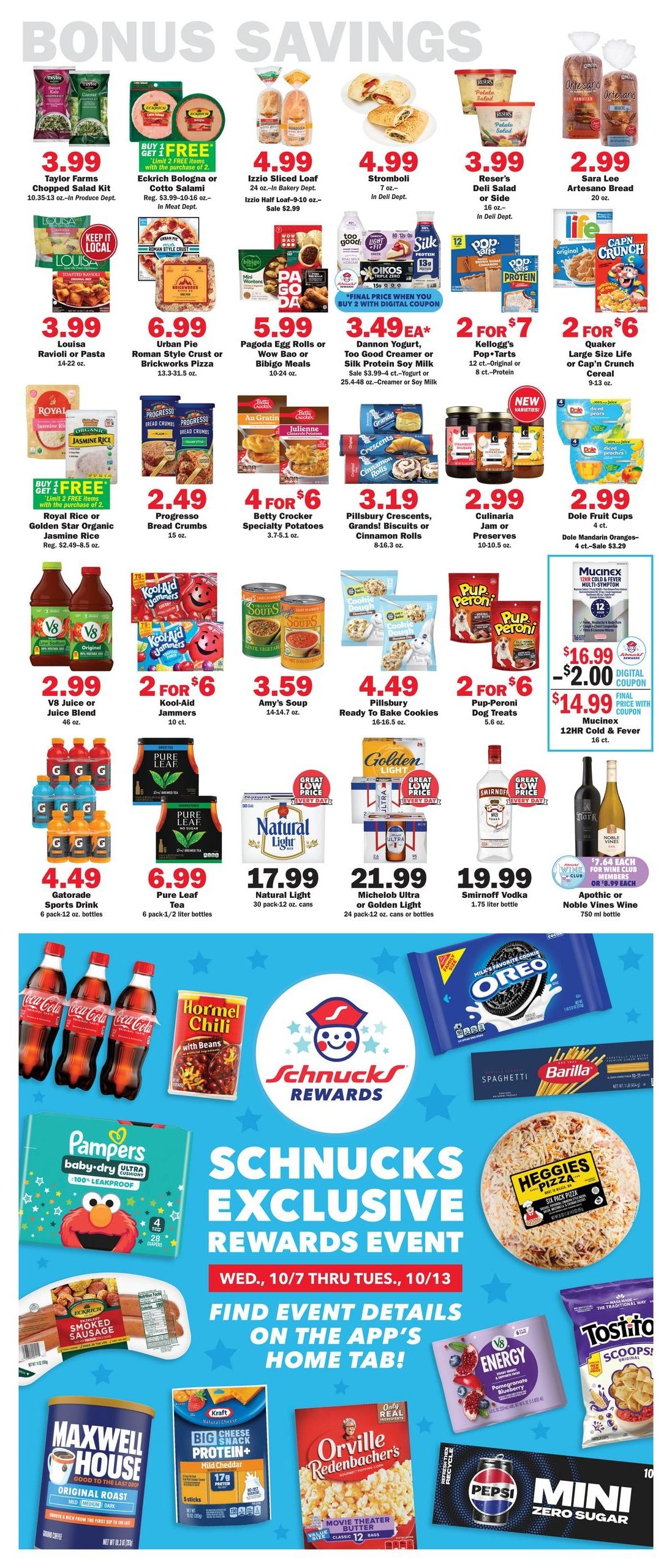 Schnucks (Perryville Area, MO) Weekly Print Weekly Ad October 7 - 13, 2026