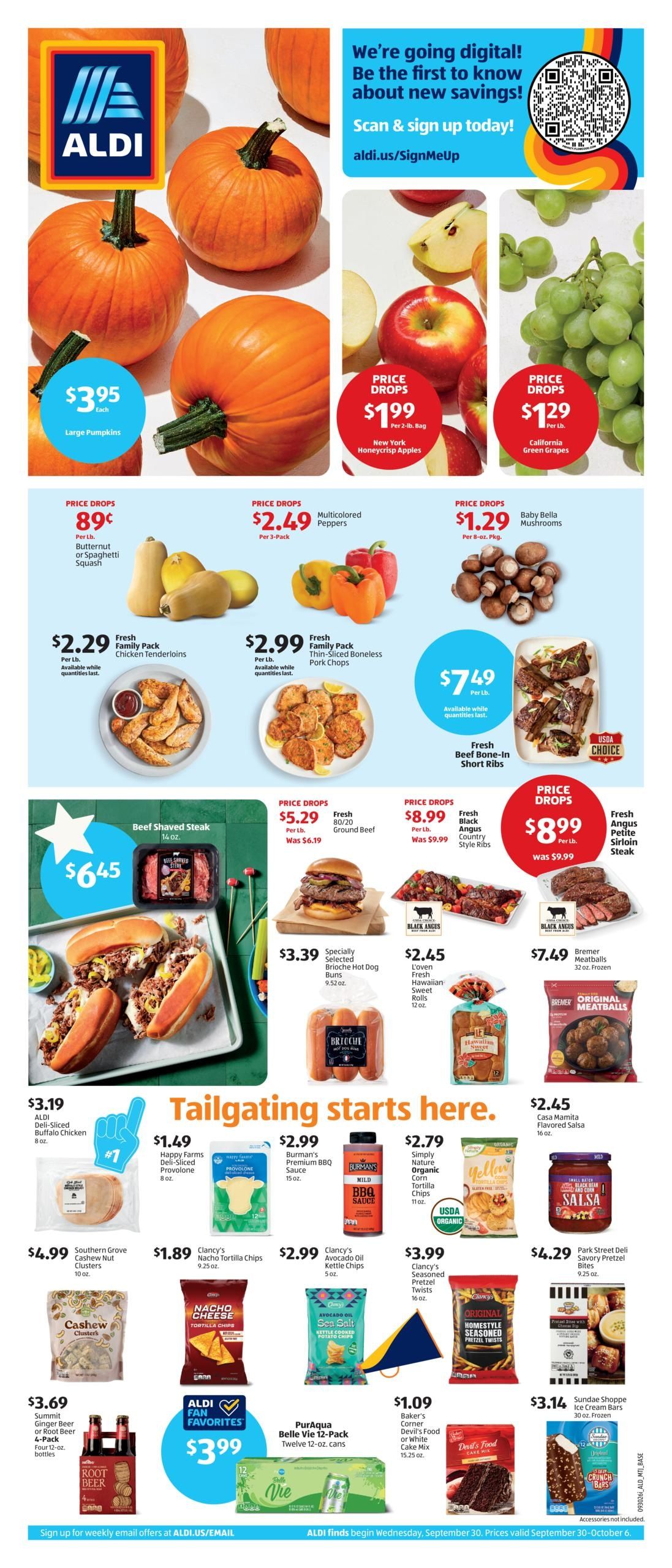 ALDI (Birmingham Area, AL) Weekly Ad September 30 - October 6, 2026