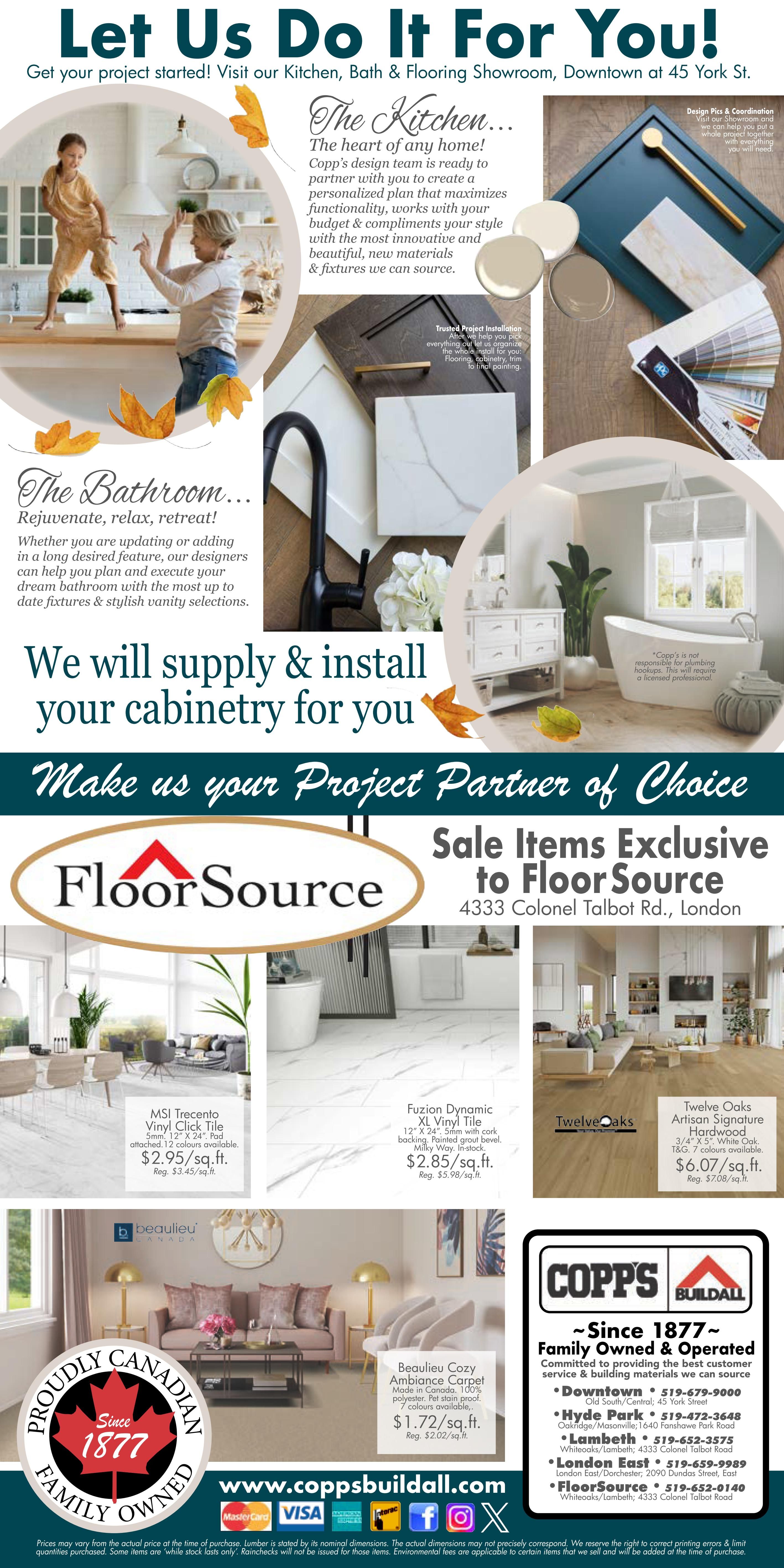 COPP’s Buildall Flyer October 1 to 11