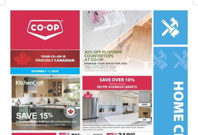 Co-op (West) Home Centre Flyer October 1 to 7