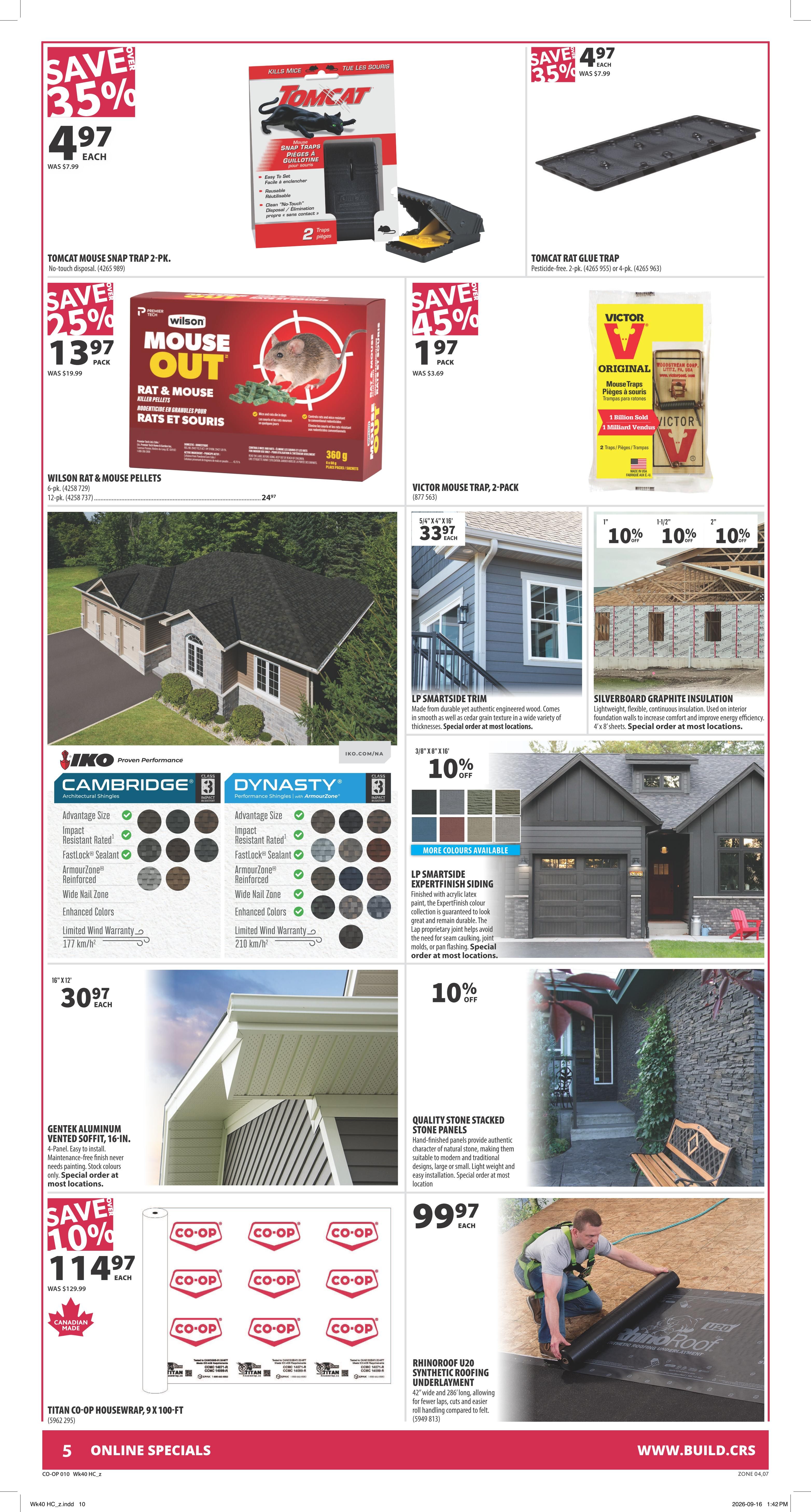 Co-op (West) Home Centre Flyer October 1 to 7