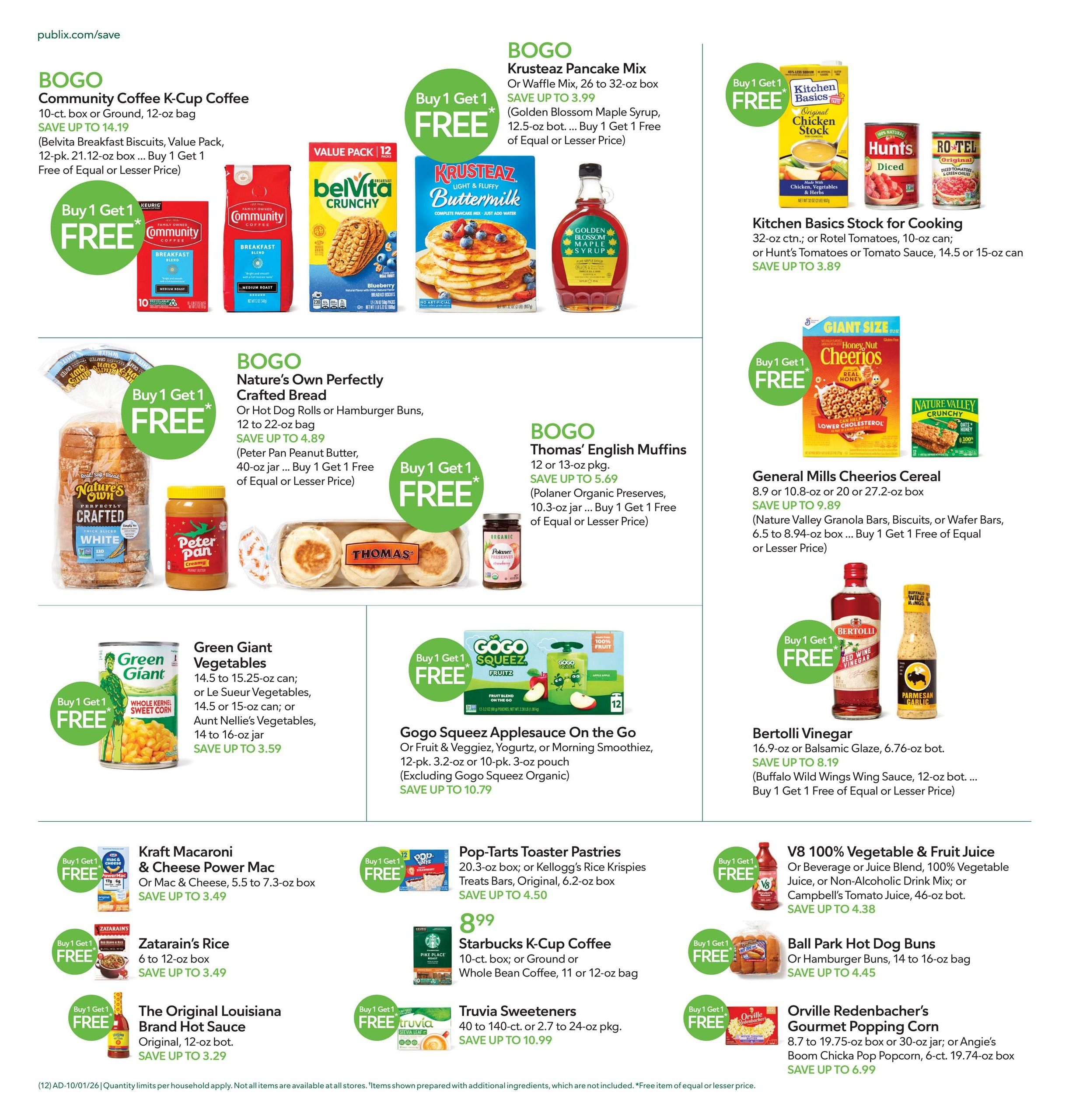 Publix (Columbus Area, GA) Weekly Ad September 30 - October 6, 2026