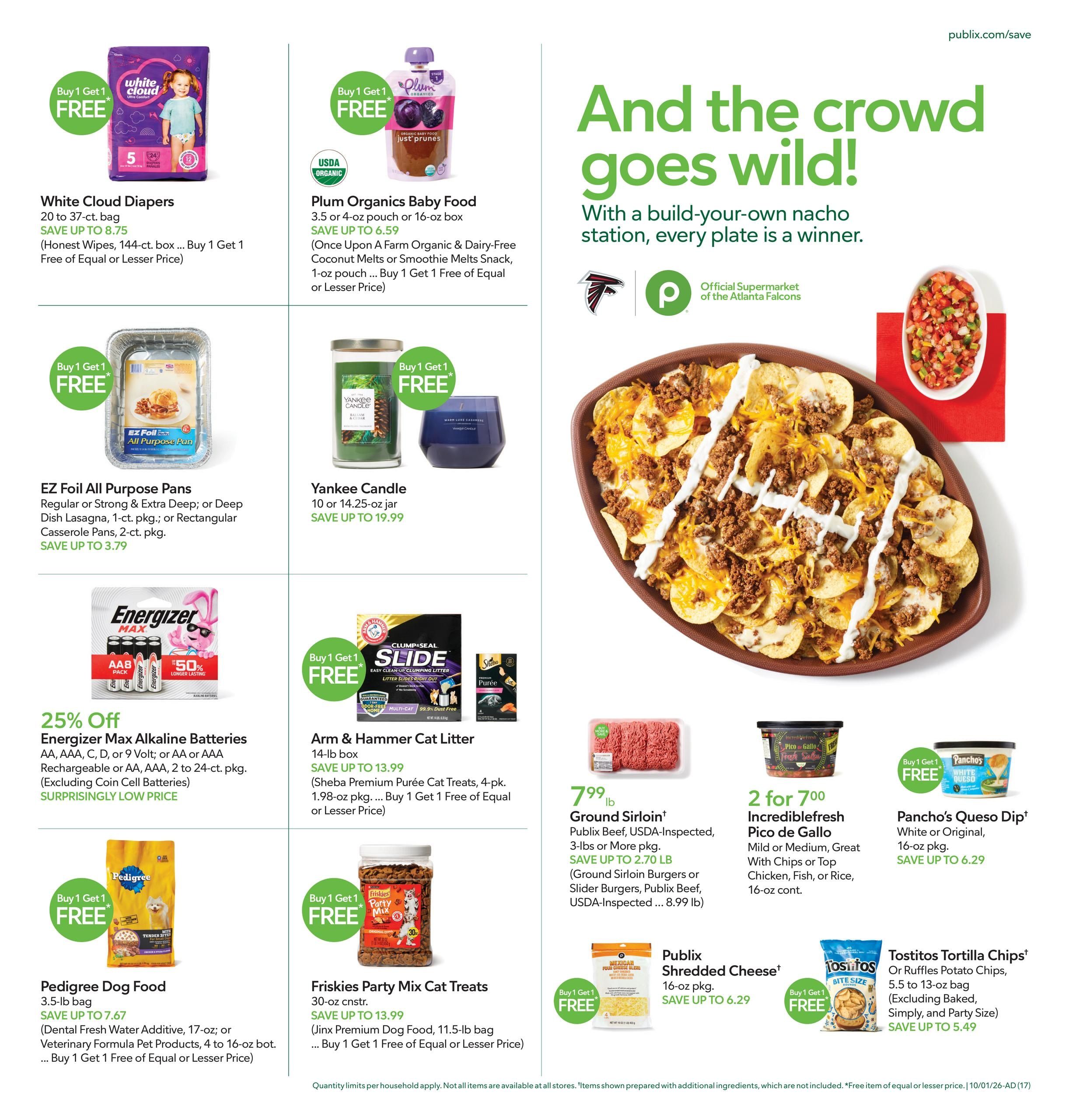 Publix (Columbus Area, GA) Weekly Ad September 30 - October 6, 2026