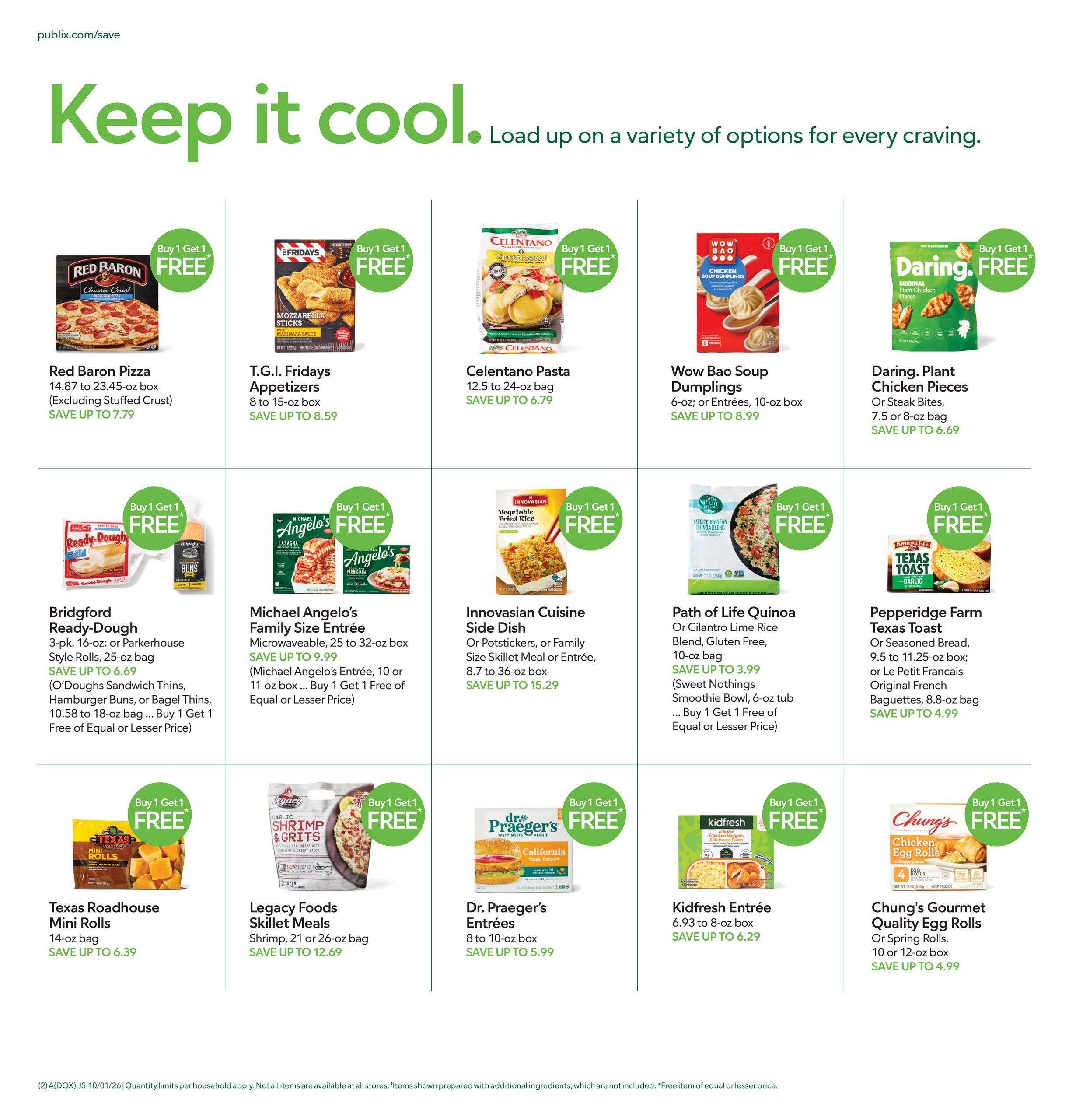 Publix (Columbus Area, GA) Weekly Ad September 30 - October 6, 2026
