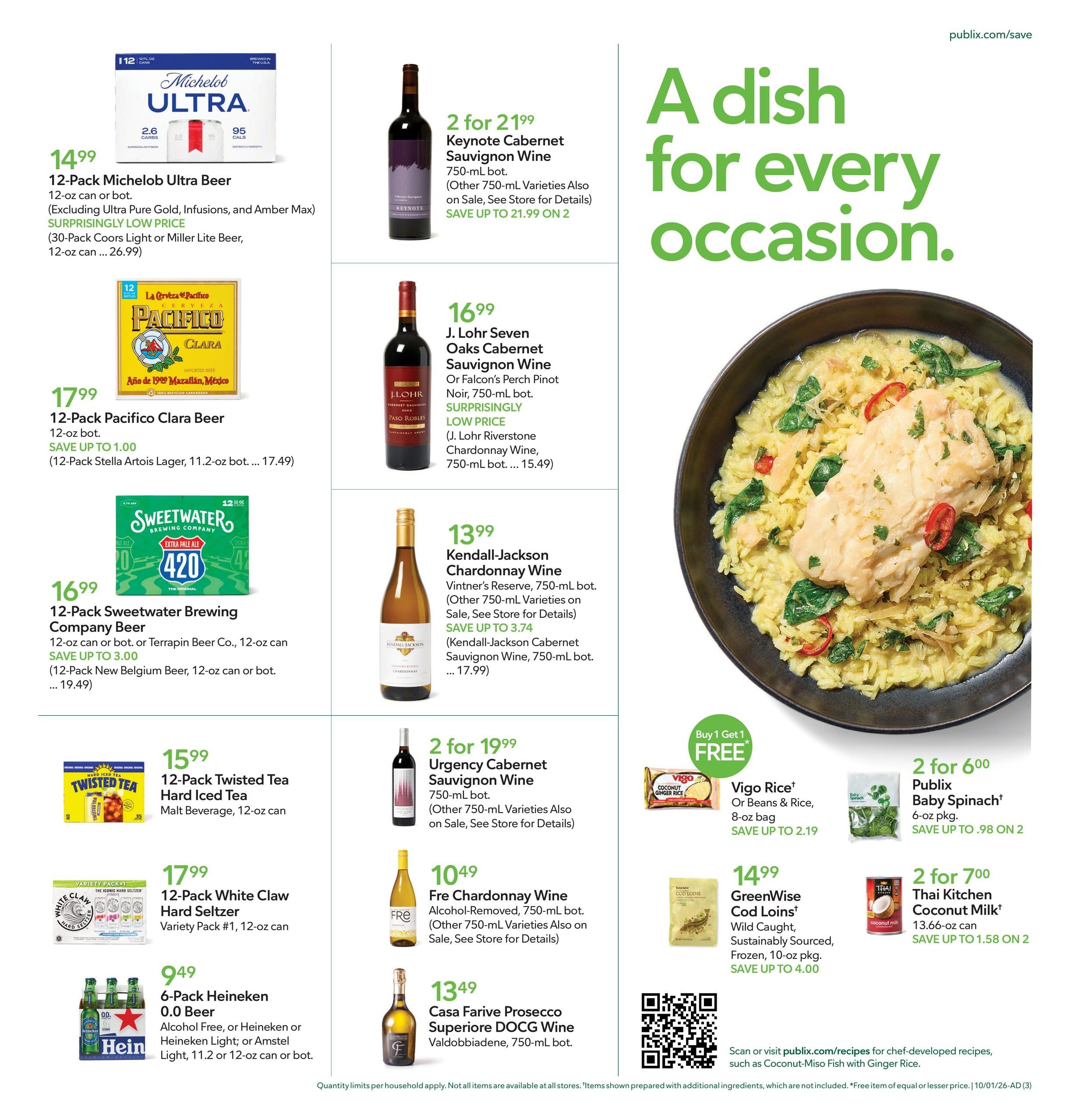 Publix (Columbus Area, GA) Weekly Ad September 30 - October 6, 2026