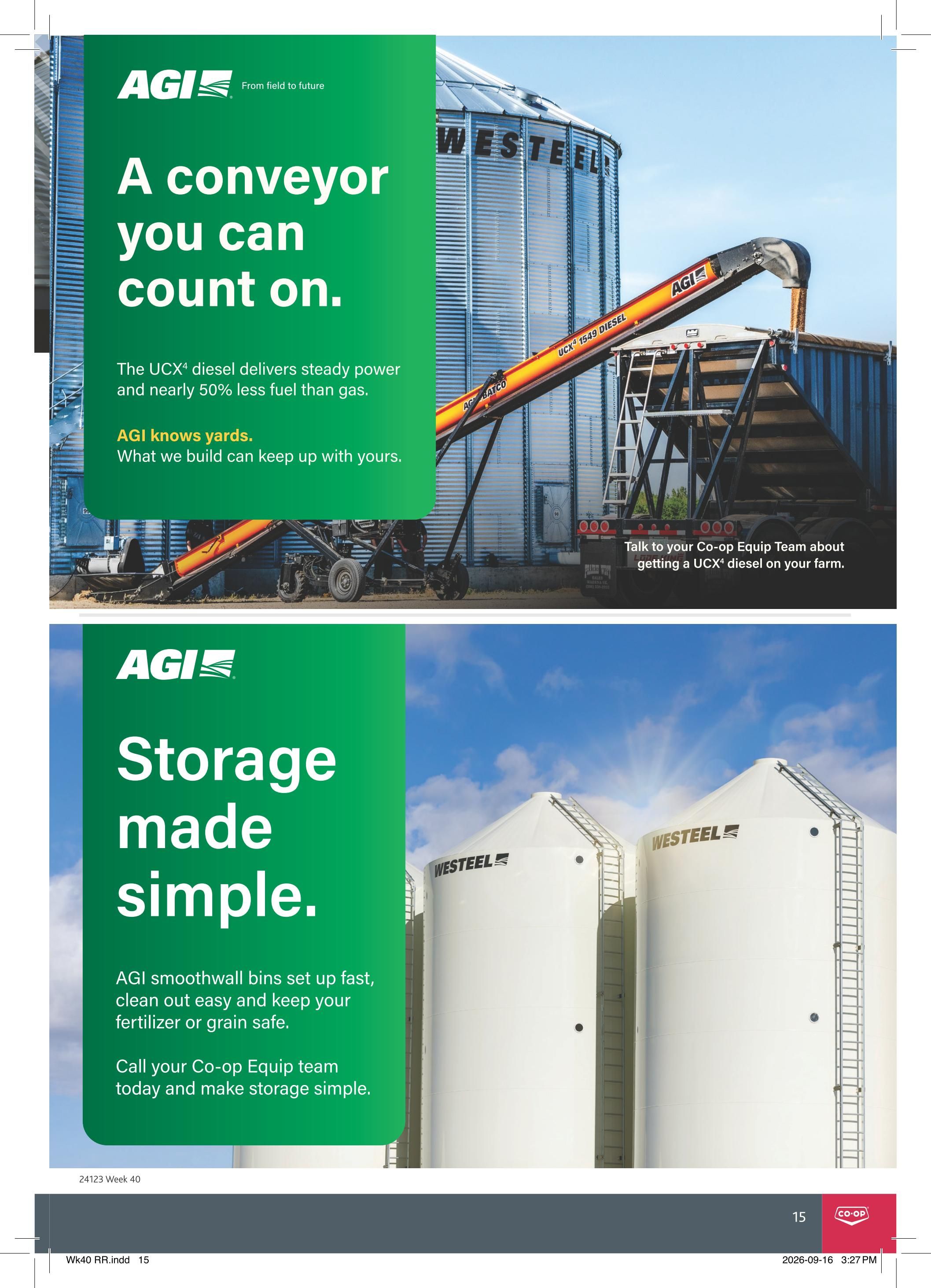 Co-op (West) Rural Routes Flyer October 1 to 21