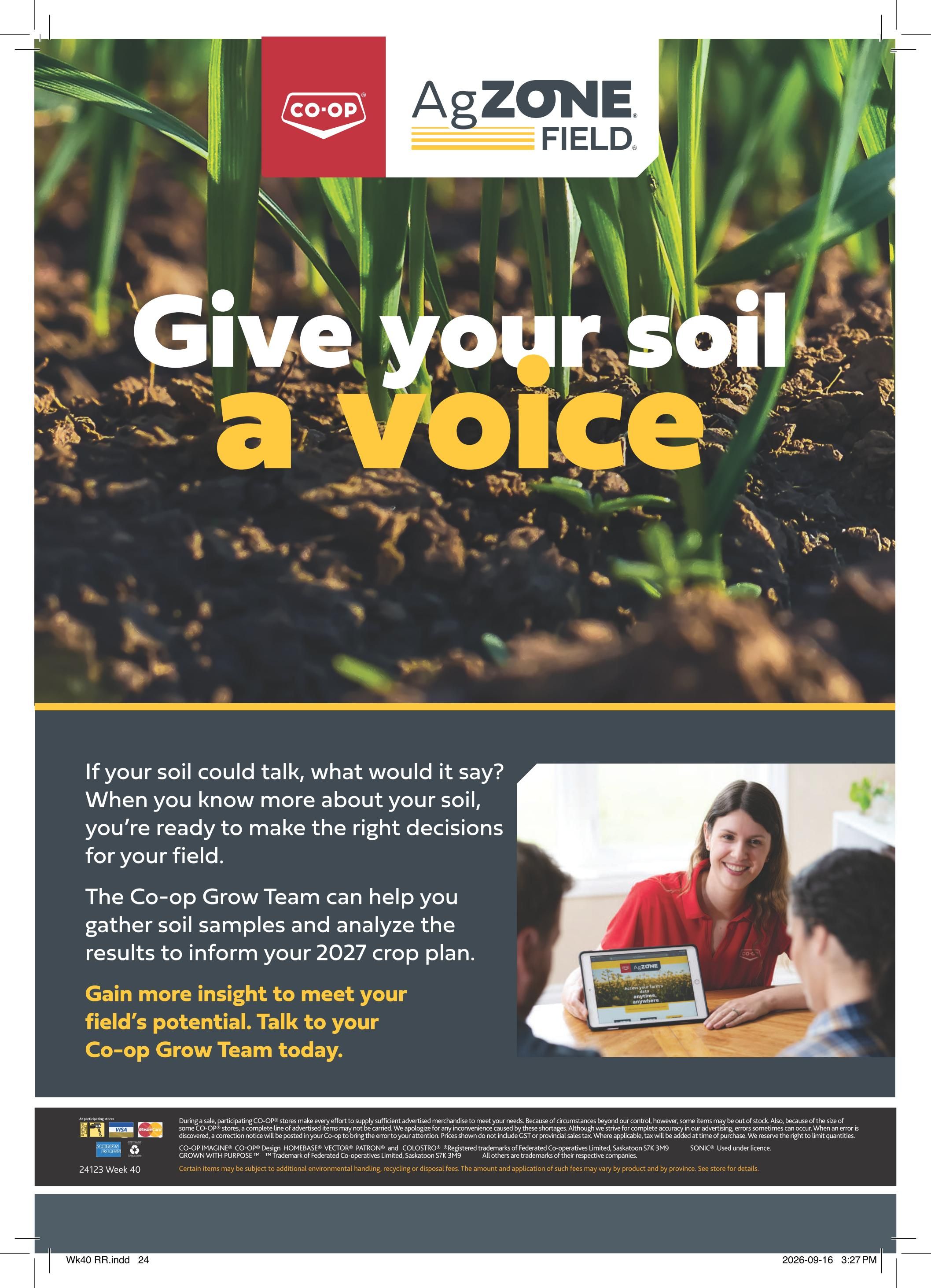 Co-op (West) Rural Routes Flyer October 1 to 21