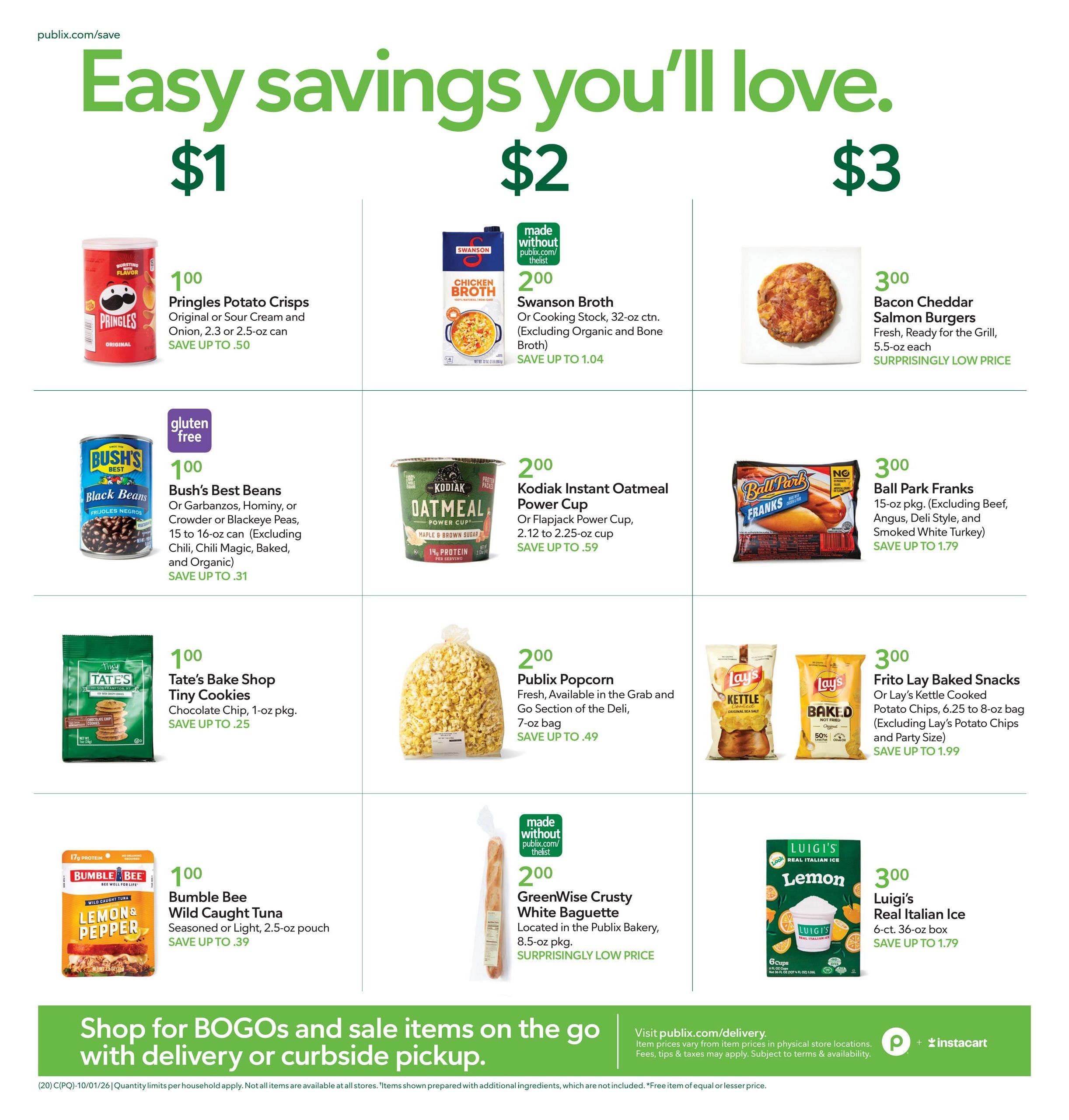 Publix (Dalton Area, GA) Weekly Ad September 30 - October 6, 2026
