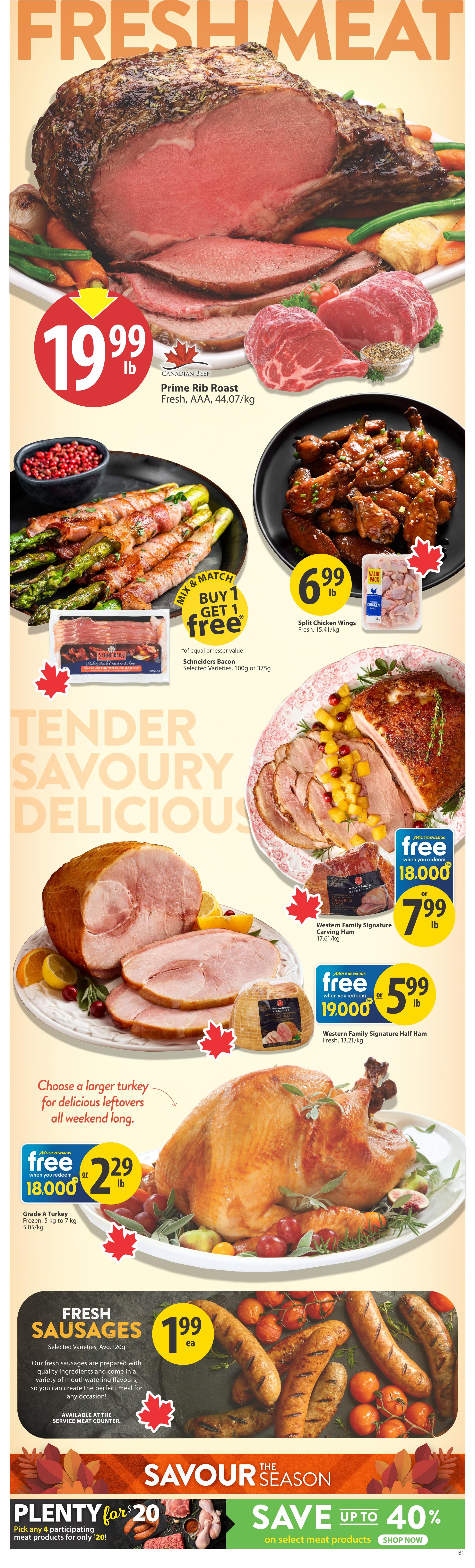 Save On Foods (AB) Flyer October 1 to 7