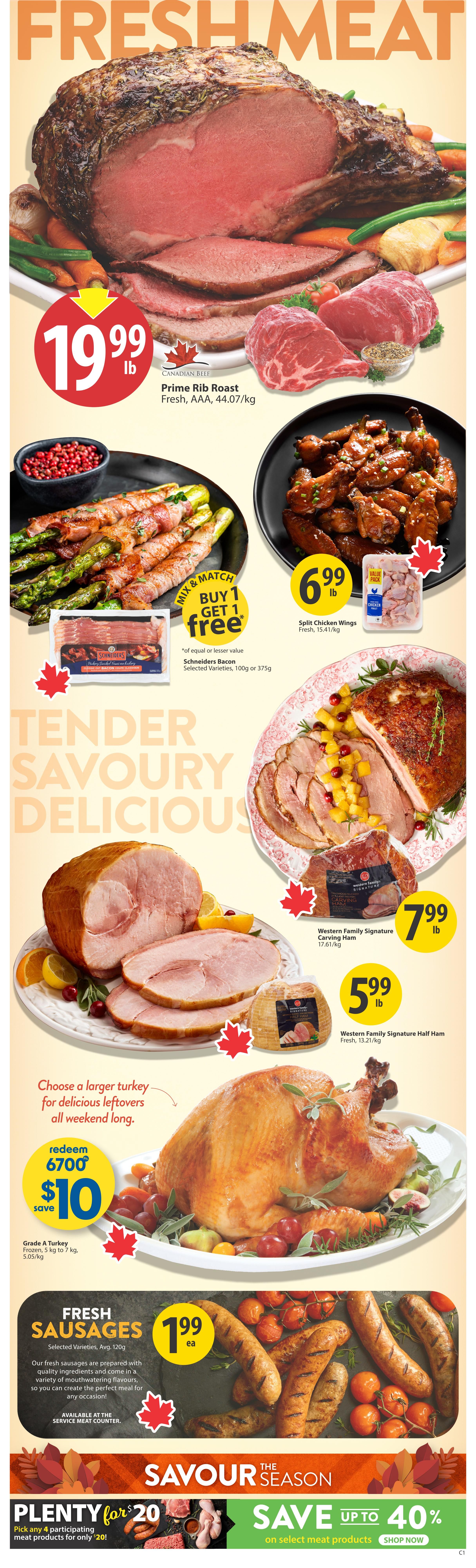 Save On Foods (SK) Flyer October 1 to 7