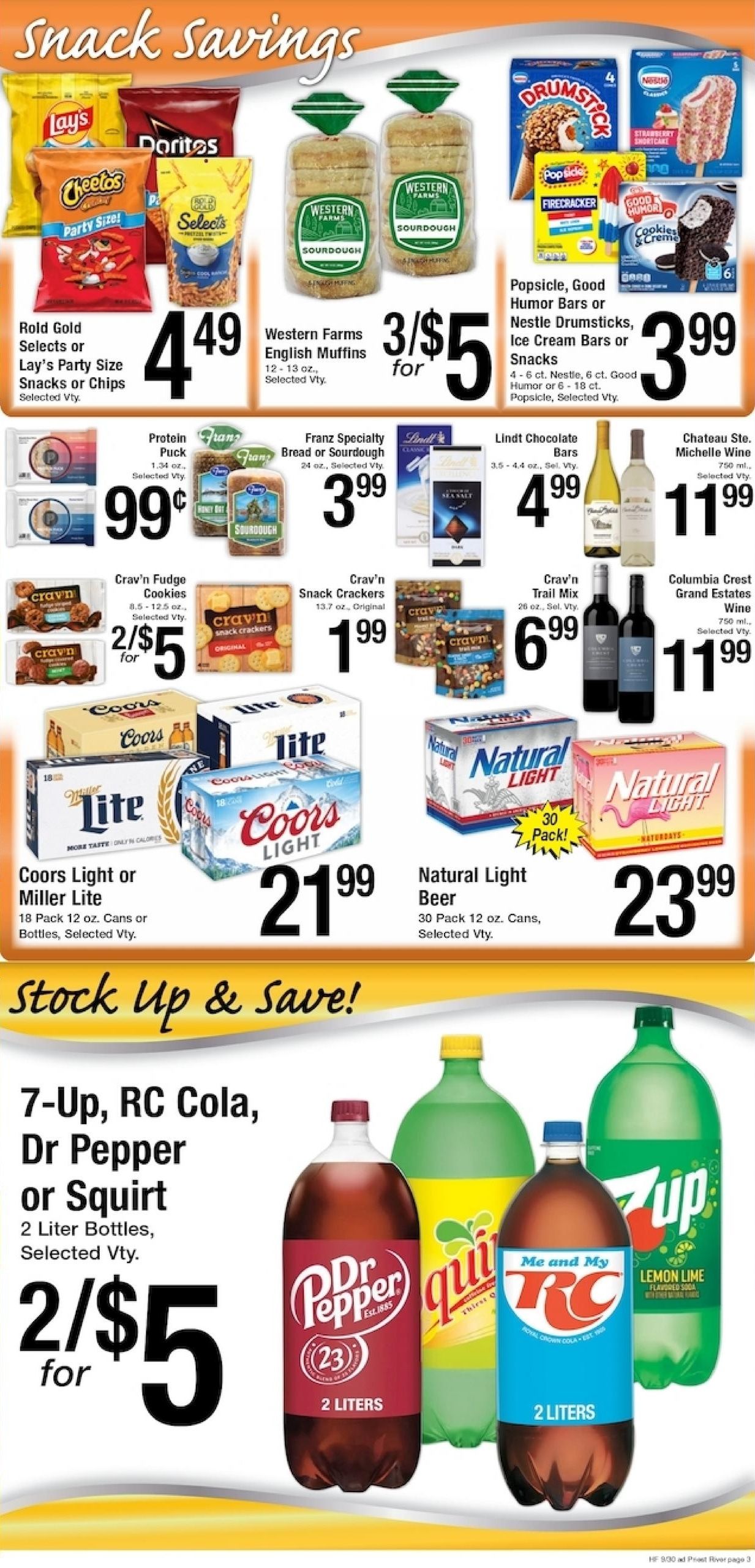 Harvest Foods (Ponderay Area, ID) Weekly Ad September 30 - October 6, 2026