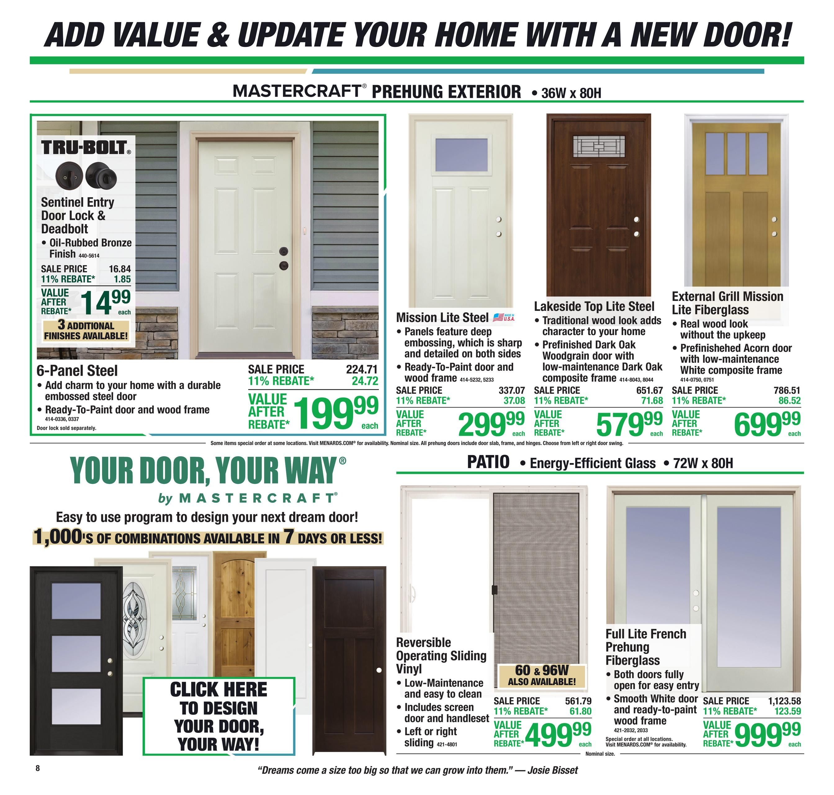 Menards (Rockford Area, IL) 11% Rebate Sale Weekly Ad September 30 - October 11, 2026