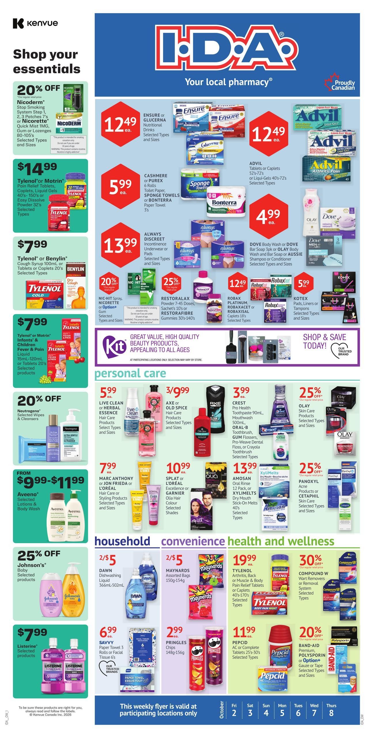 I.D.A. Flyer October 2 to 8