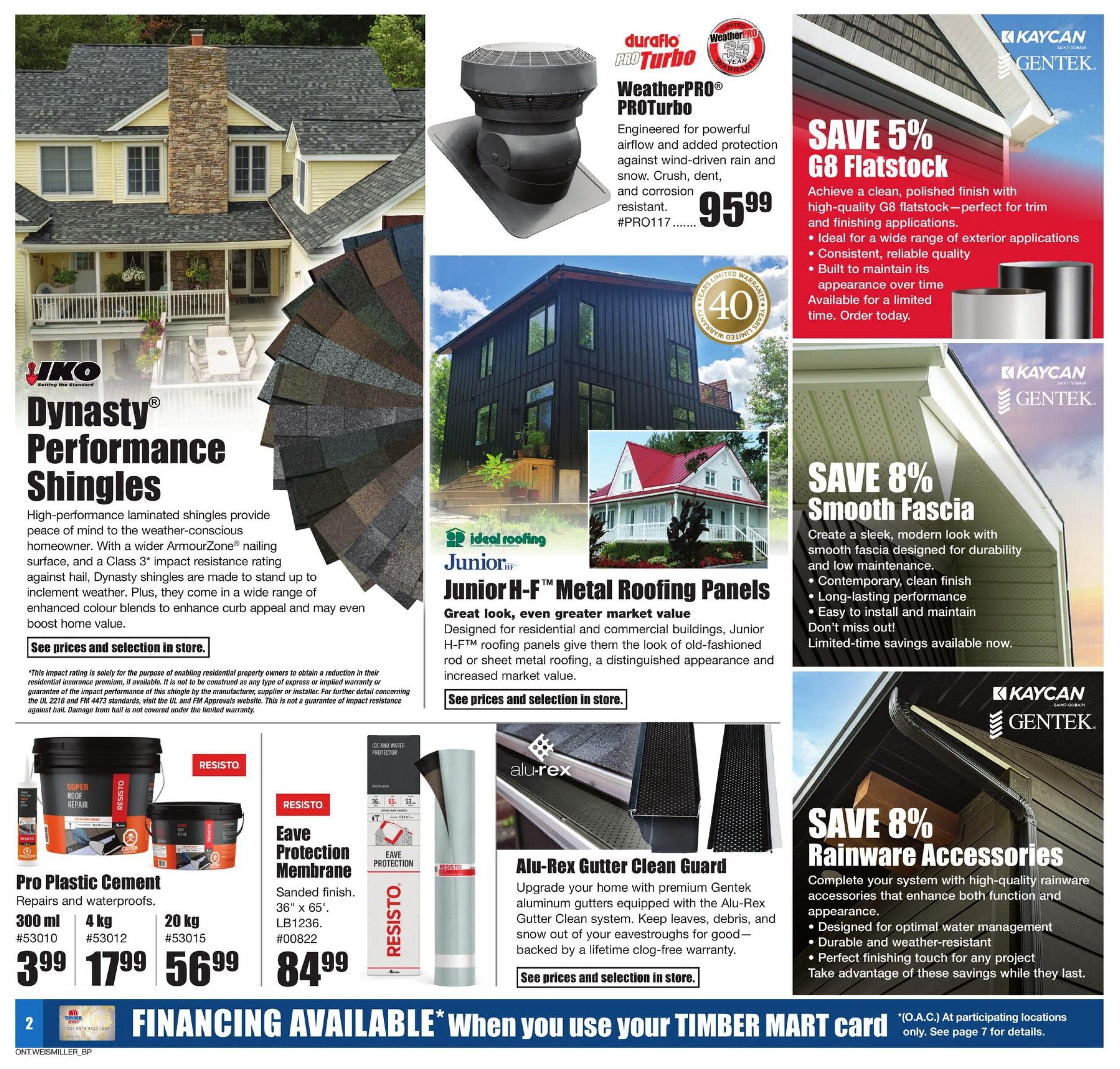 Timber Mart Flyer October 1 to 14