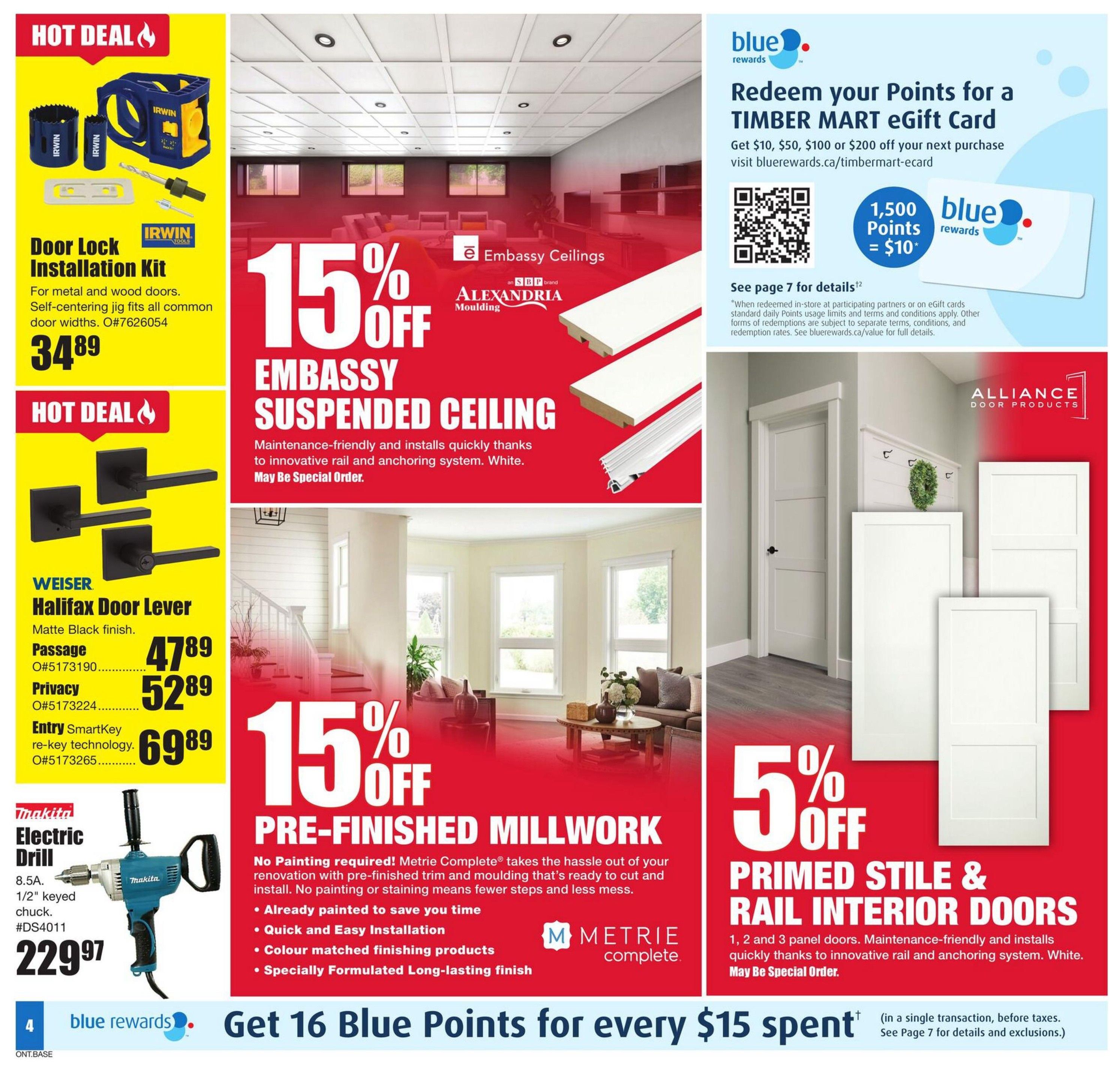 Timber Mart Flyer October 1 to 14