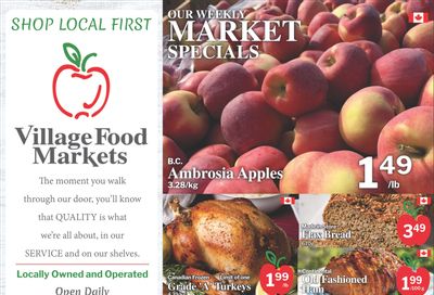 Village Food Markets Flyer September 30 to October 6