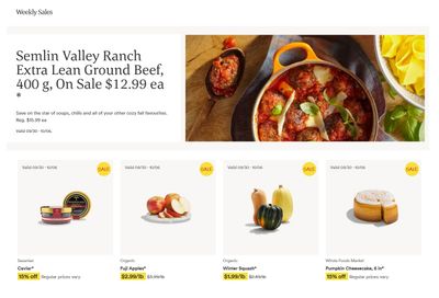 Whole Foods Market (West) Flyer September 30 to October 6
