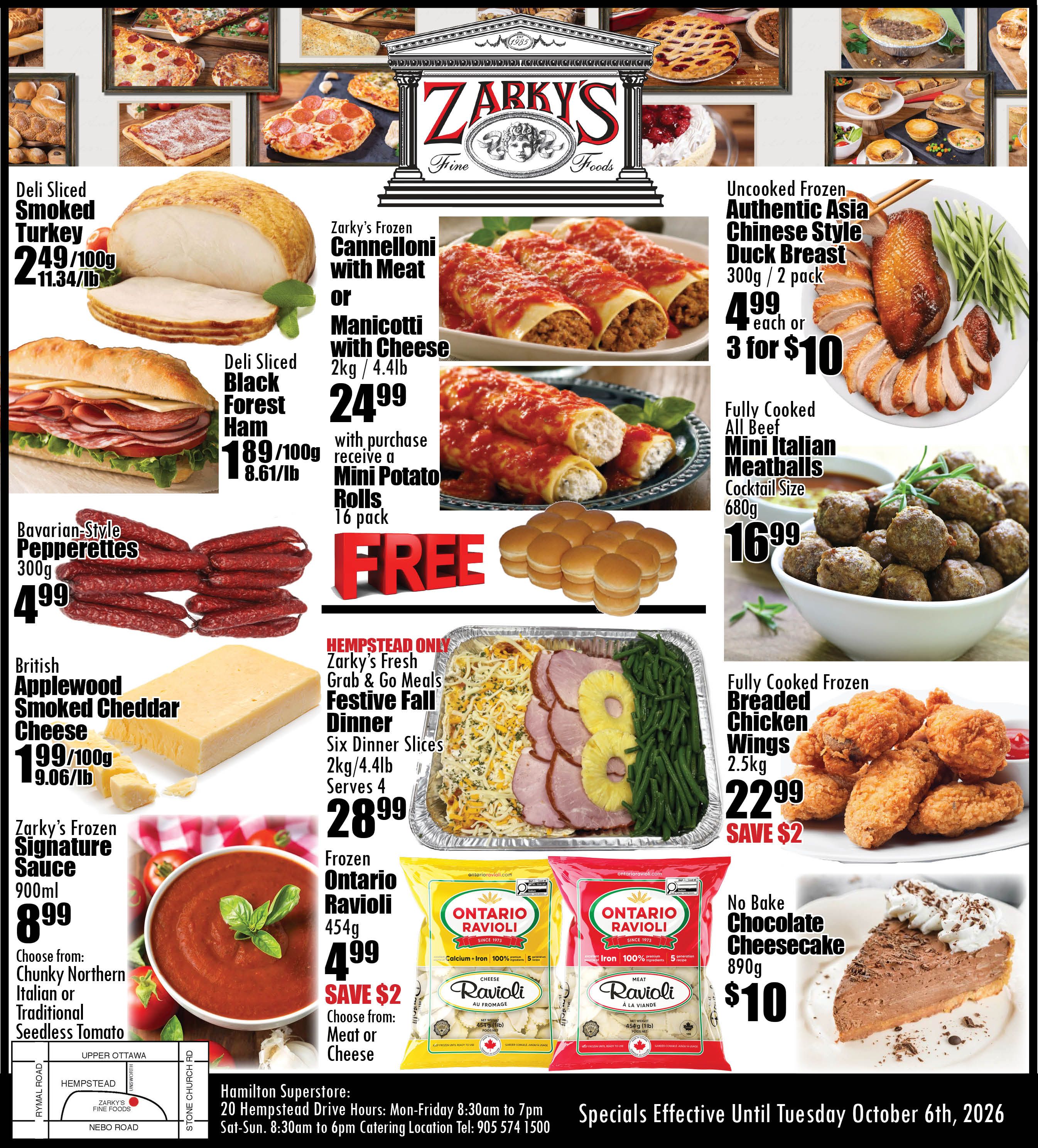 Zarky's Flyer September 30 to October 6