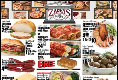 Zarky's Flyer September 30 to October 6