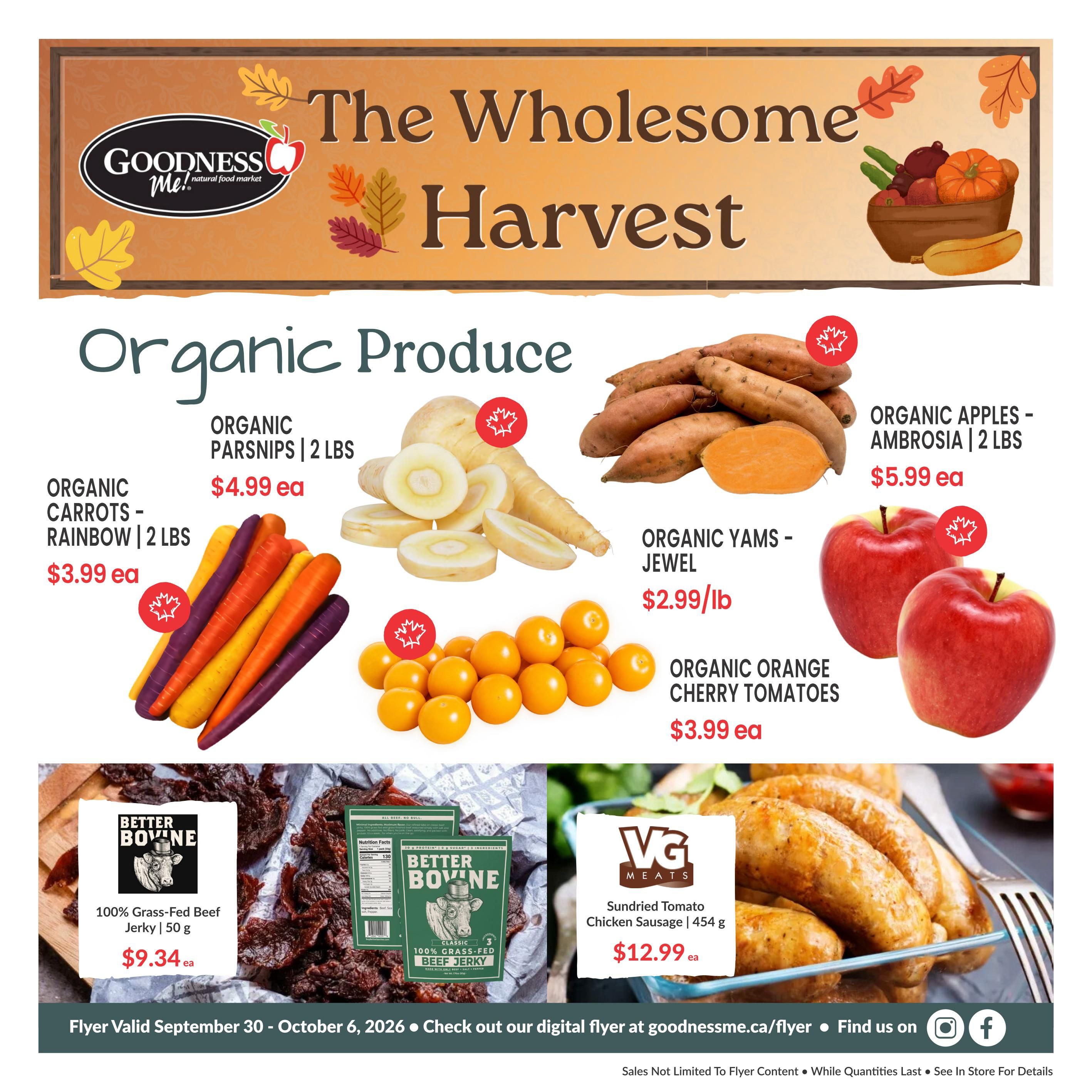 Goodness Me Flyer September 30 to October 6