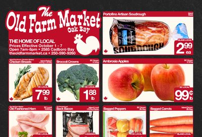 The Old Farm Market (Victoria) Flyer October 1 to 7