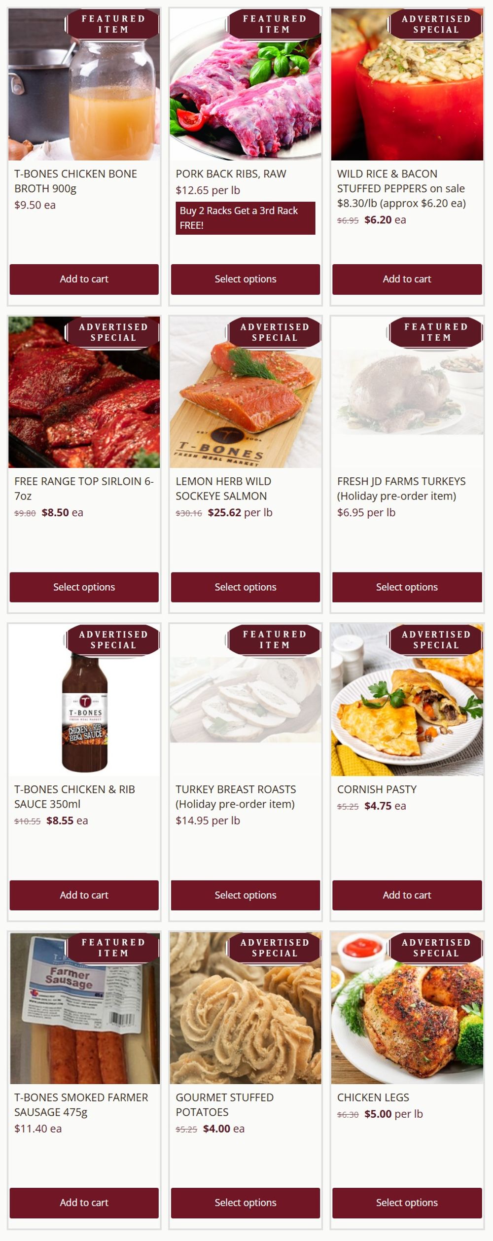 T-Bone's Flyer September 30 to October 6